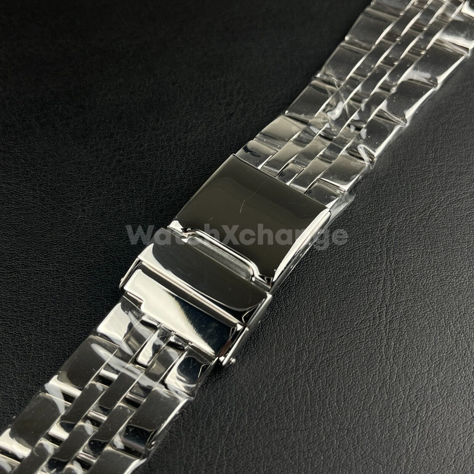 Breitling Silver Polished Stainless Steel Strap Band Bracelet for BREITLING 20/22/24 mm