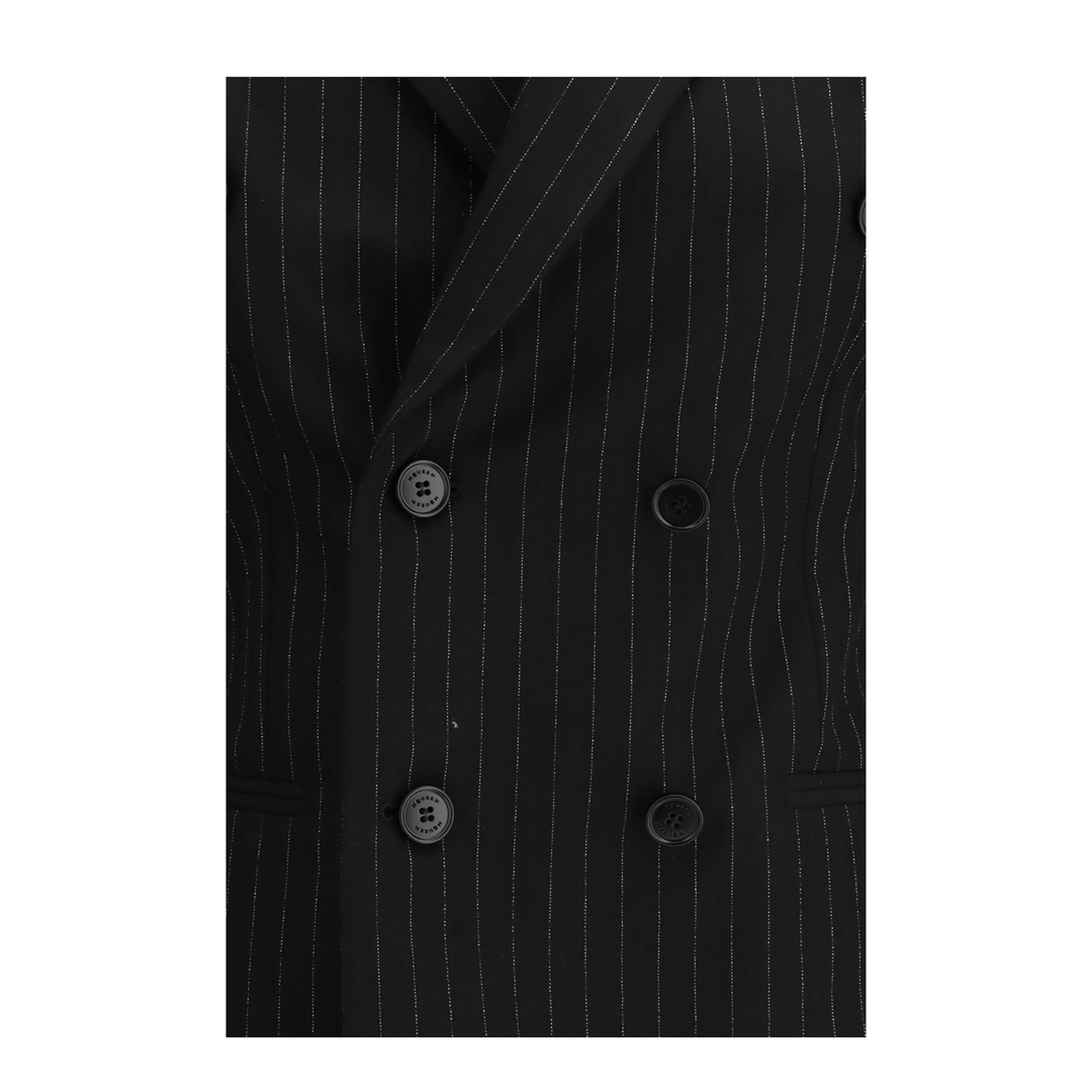 Alexander McQueen Pinstriped Double - Breasted Jacket