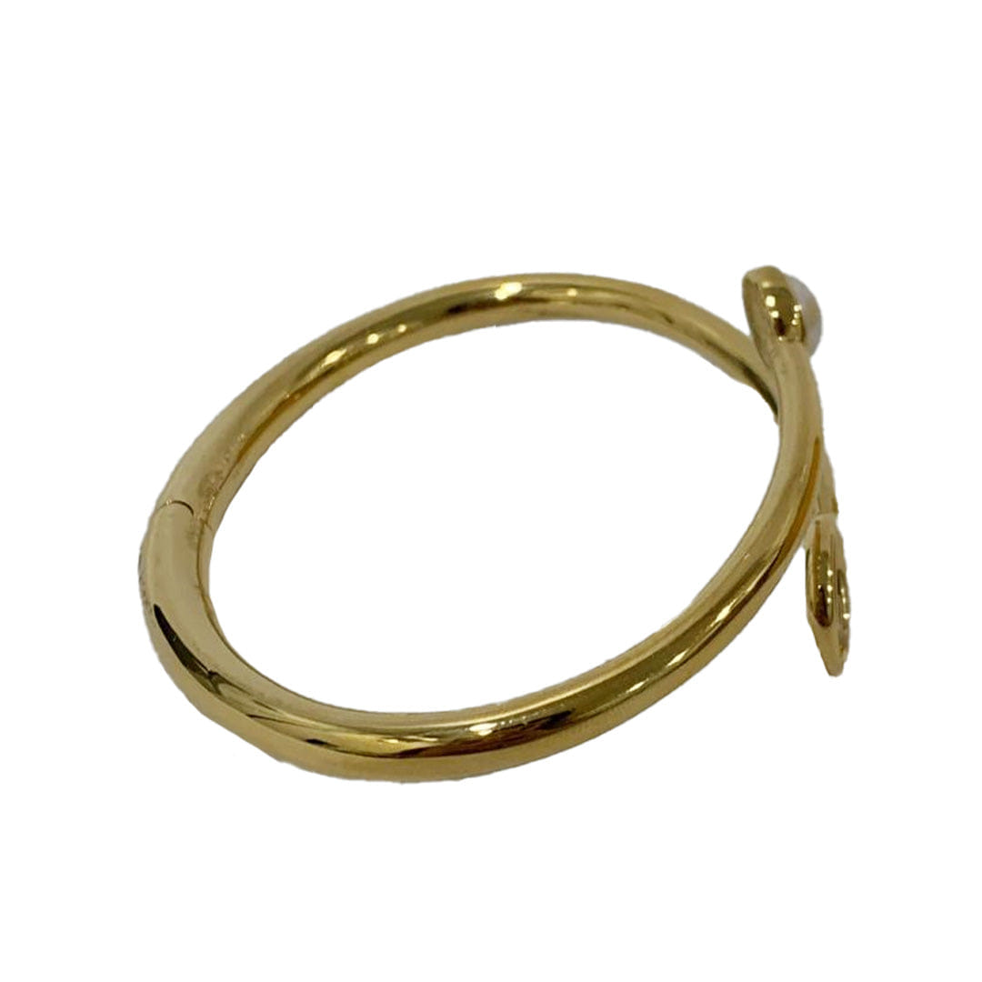 Fendi Size L Golden Pearl Bracelet