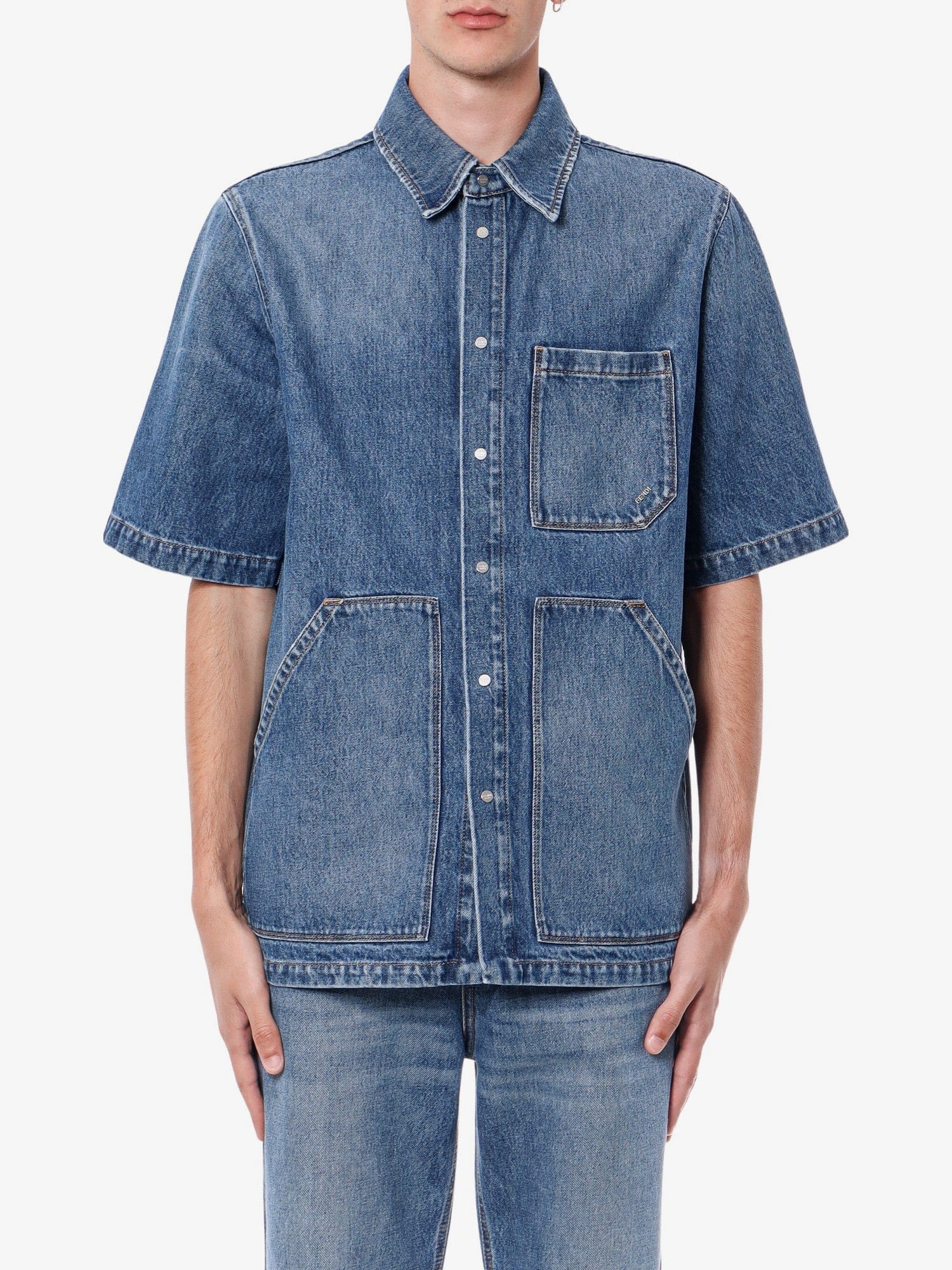 Fendi Denim oversize shirt