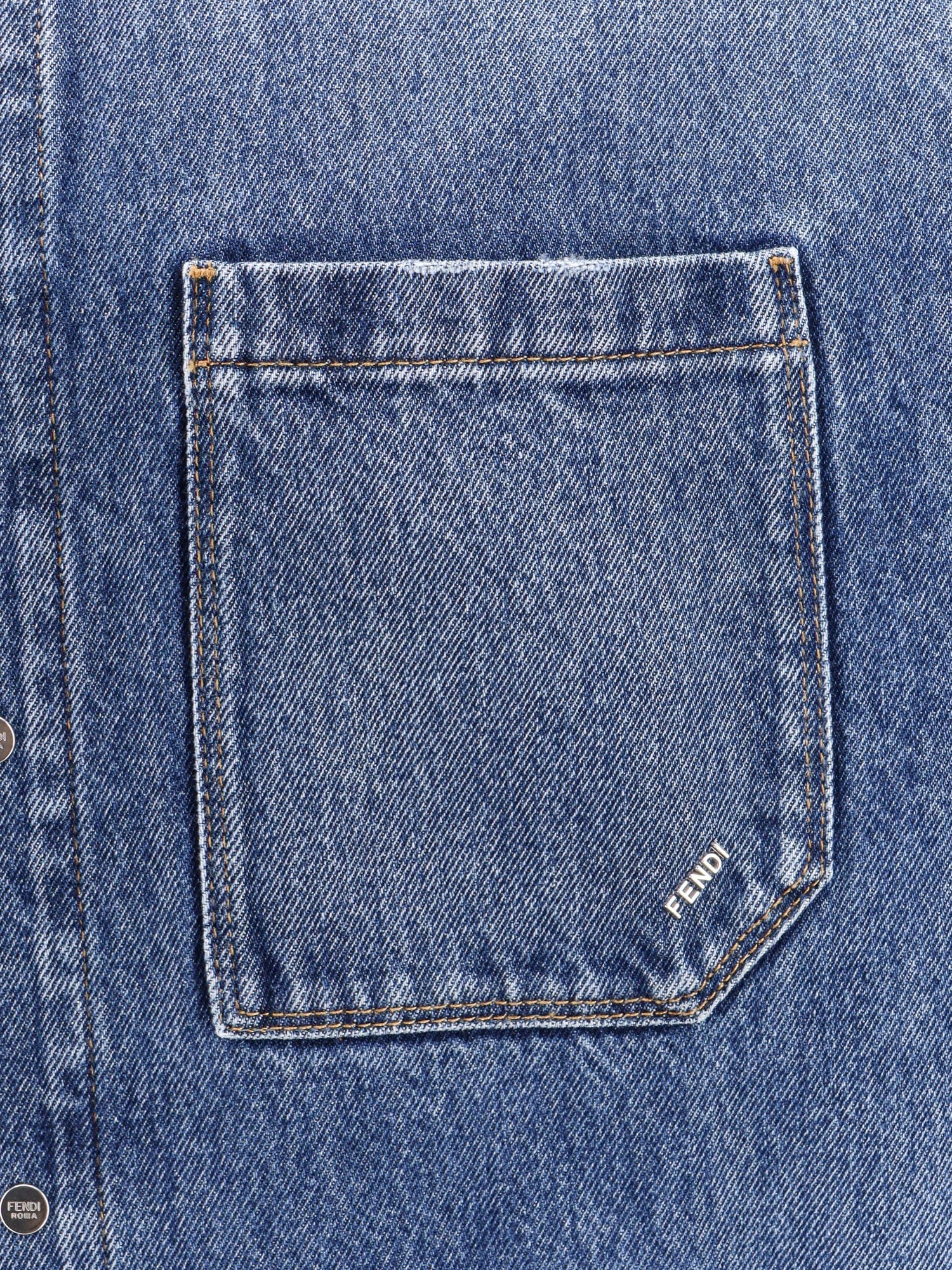 Fendi Denim oversize shirt