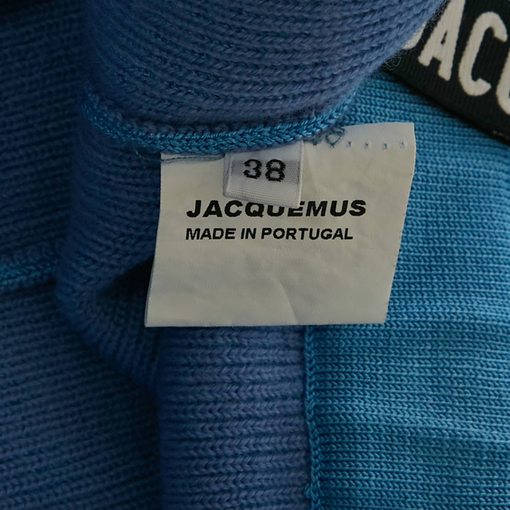 Jacquemus Blue Knit Shorts