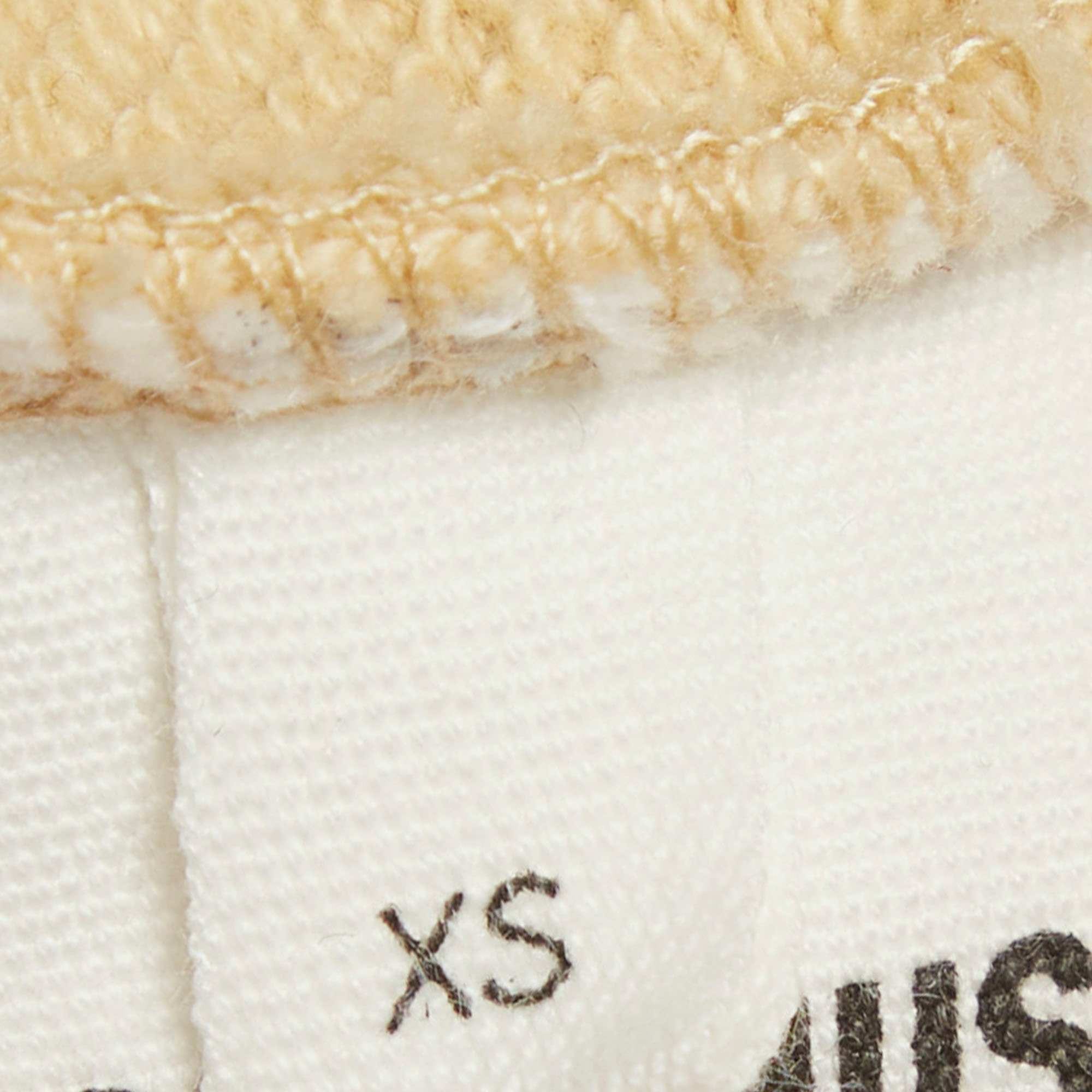 Jacquemus Yellow Cotton Knit Le Sweatshirt Santon Sweatshirt
