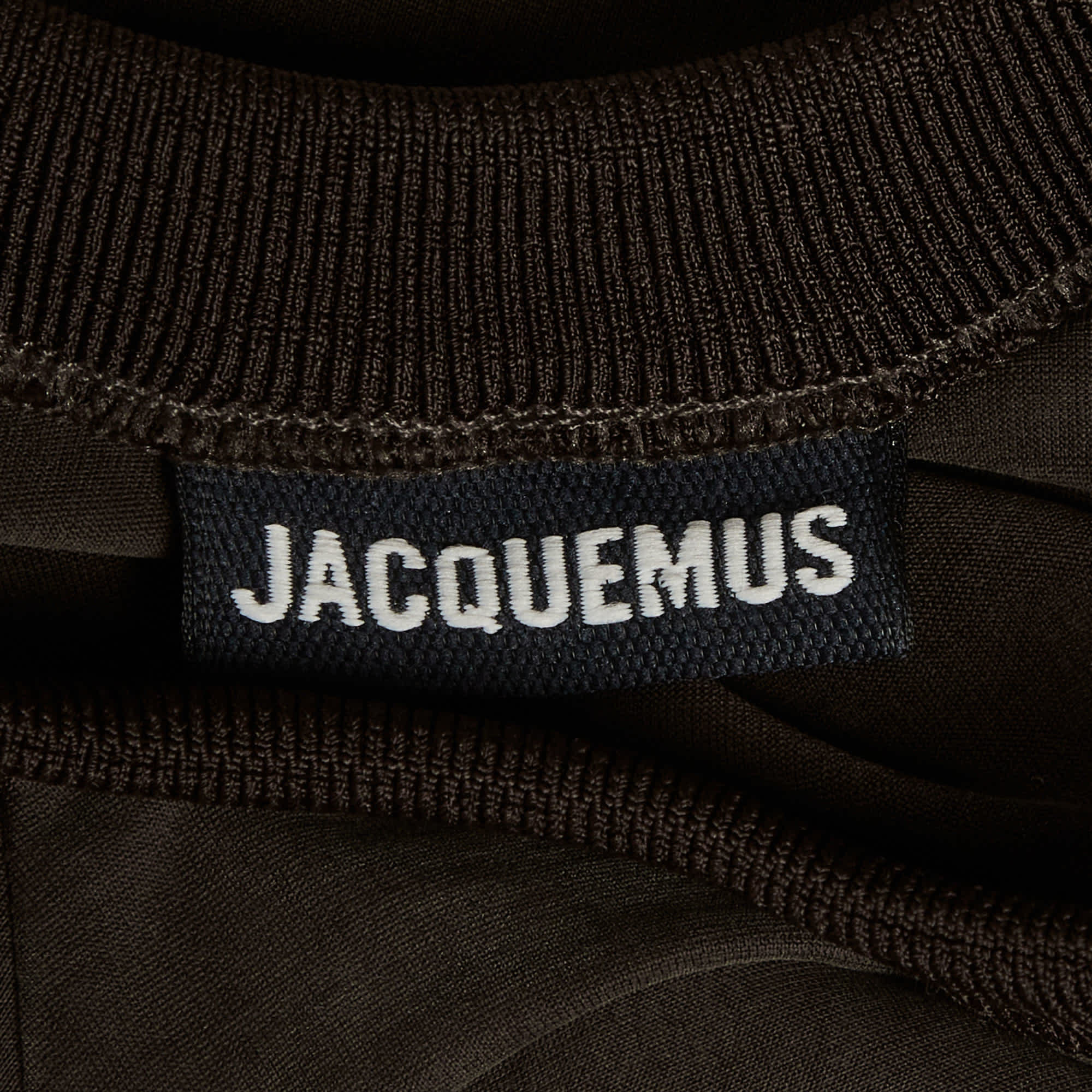 Jacquemus Brown Jersey La Robe Espelho Court Mini Dress