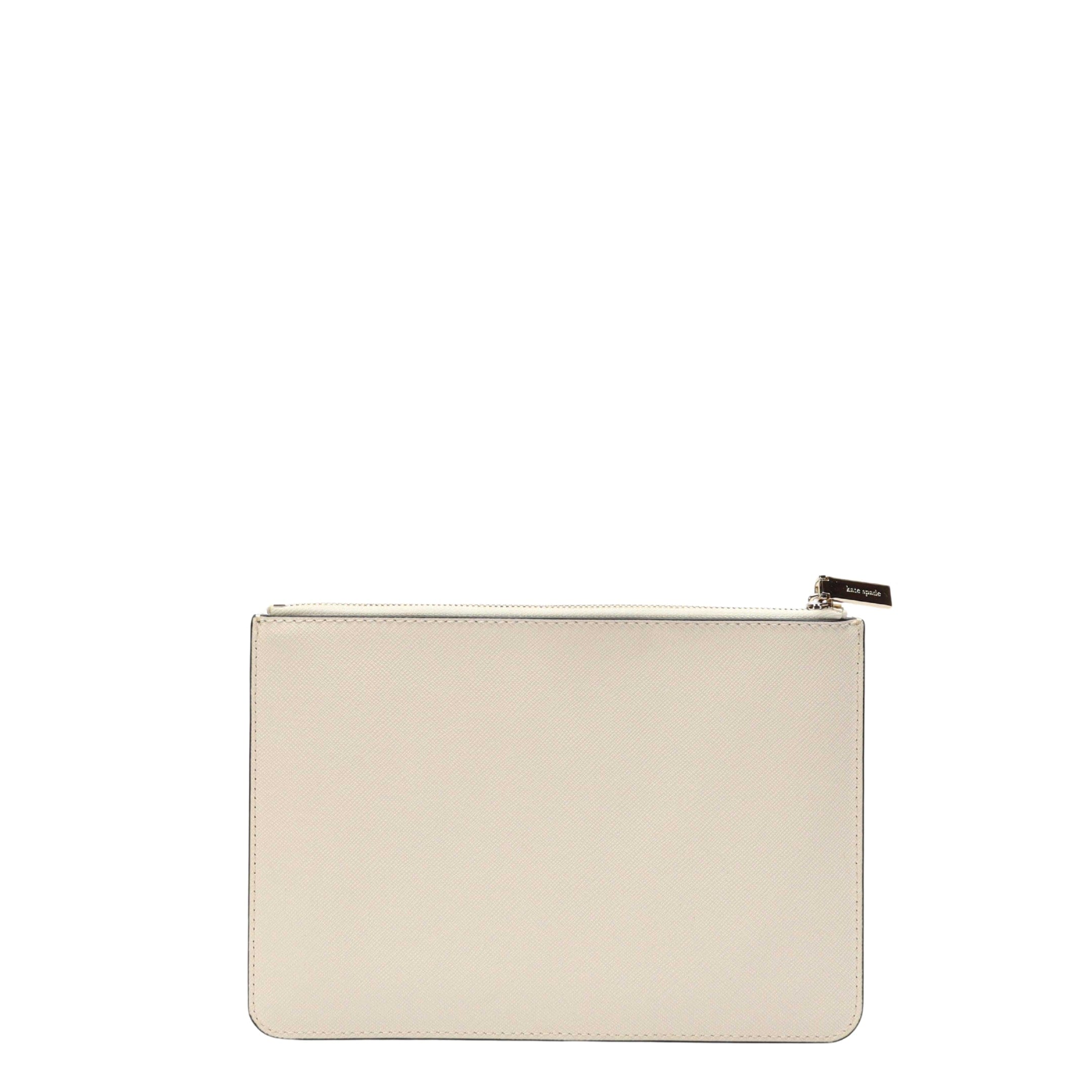 Kate Spade Off - White Zipper Slim Pouch