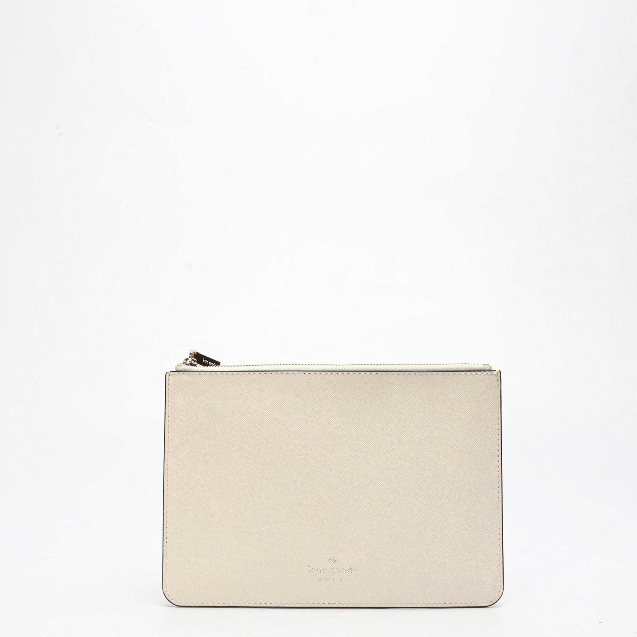 Kate Spade Off - White Zipper Slim Pouch