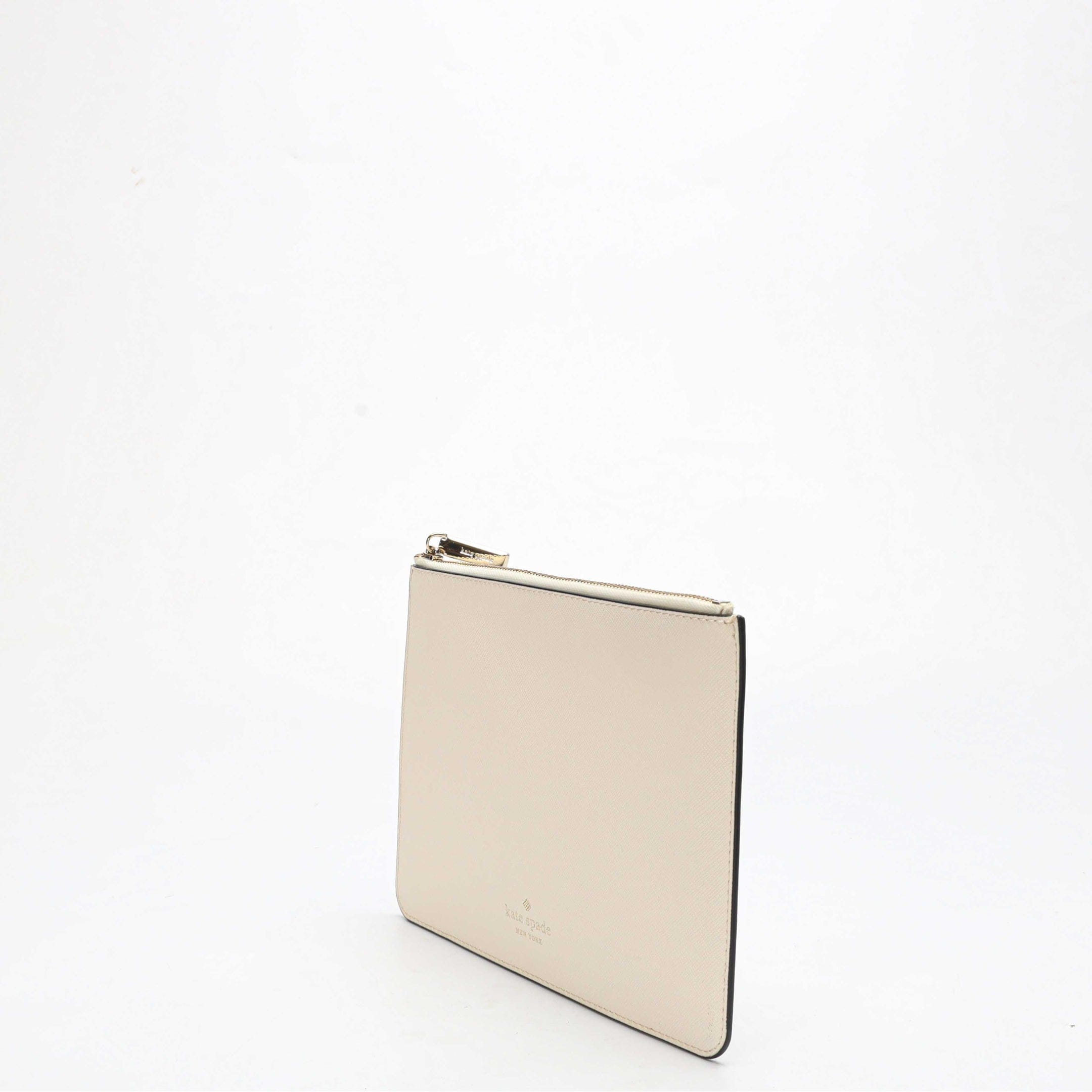 Kate Spade Off - White Zipper Slim Pouch