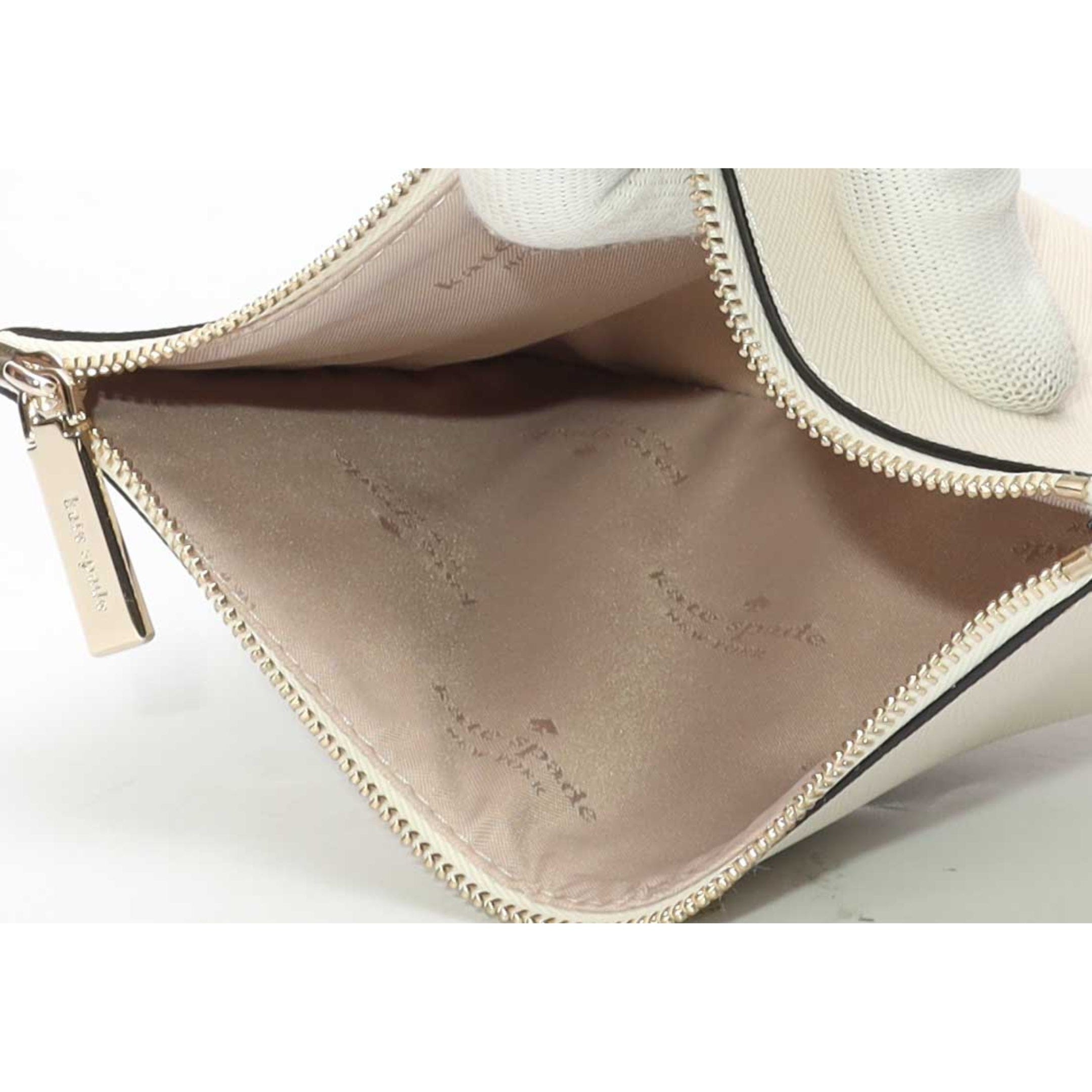 Kate Spade Off - White Zipper Slim Pouch