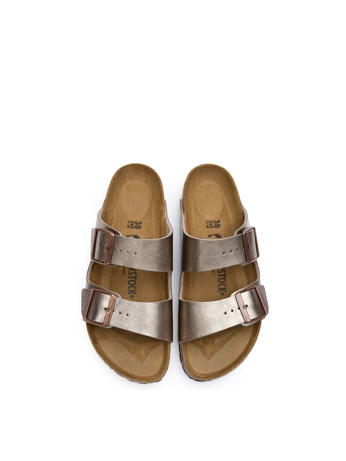 Birkenstock Arizona Synthetic Sandals Gold