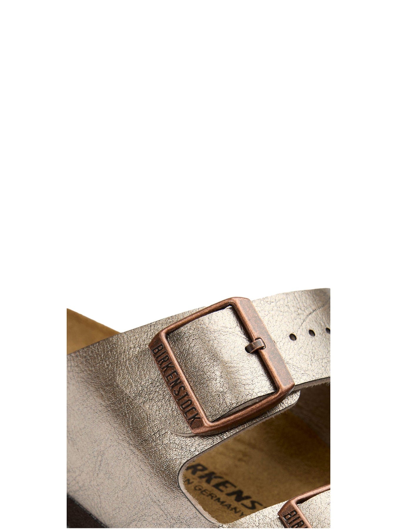 Birkenstock Arizona Synthetic Sandals Gold