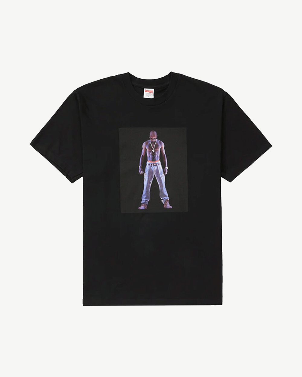 SUPREME SS20 TUPAC HOLOGRAM T-Shirt BLACK