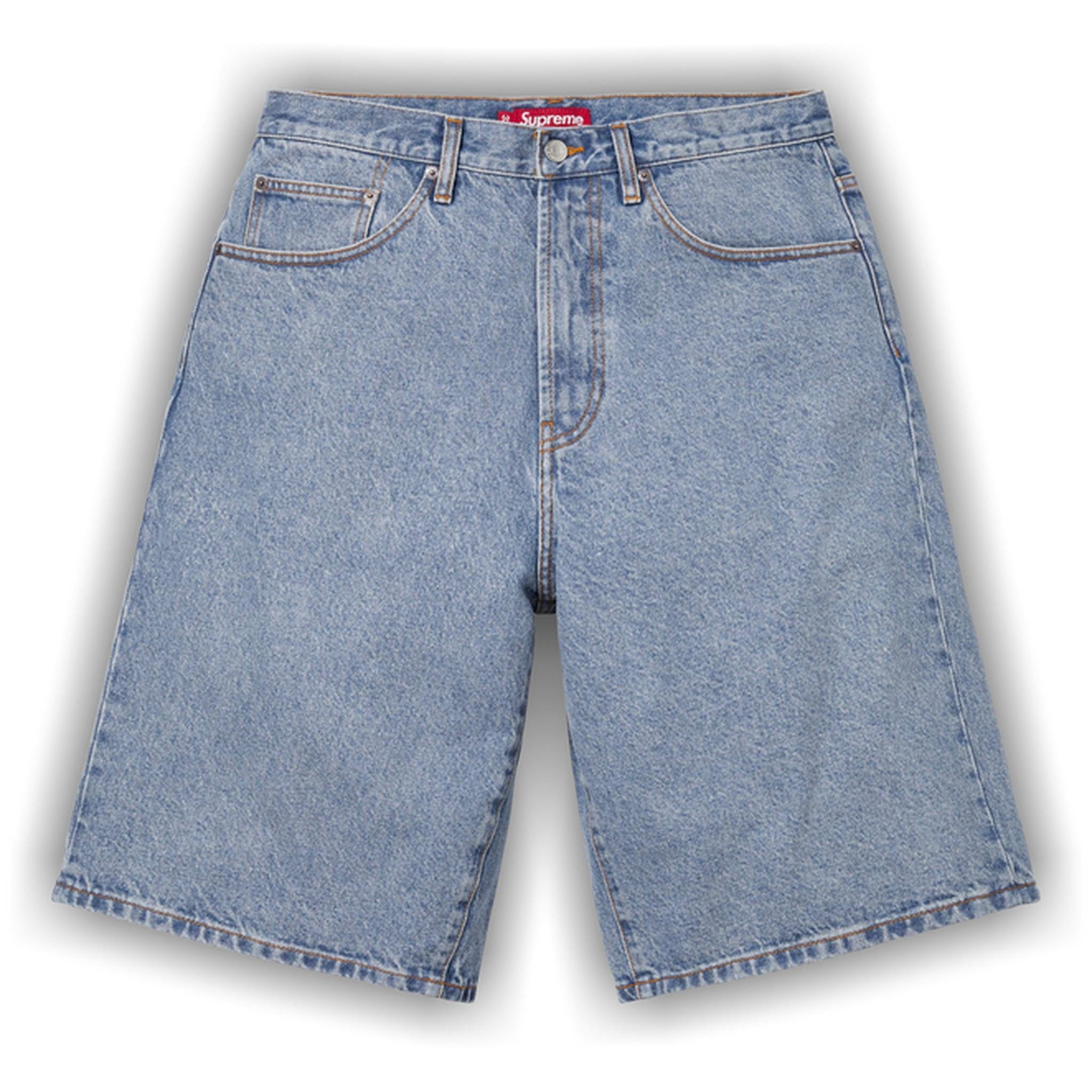 Supreme Baggy Denim Short Washed Indigo