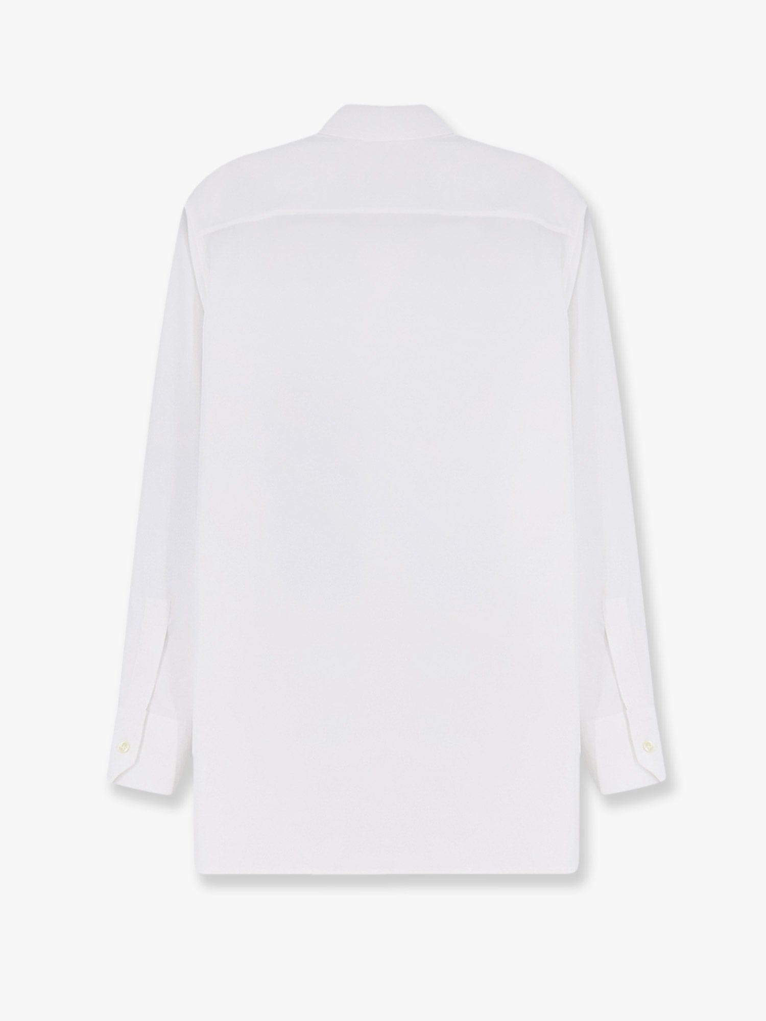 Saint Laurent Cotton shirt with Cassandre embroidery