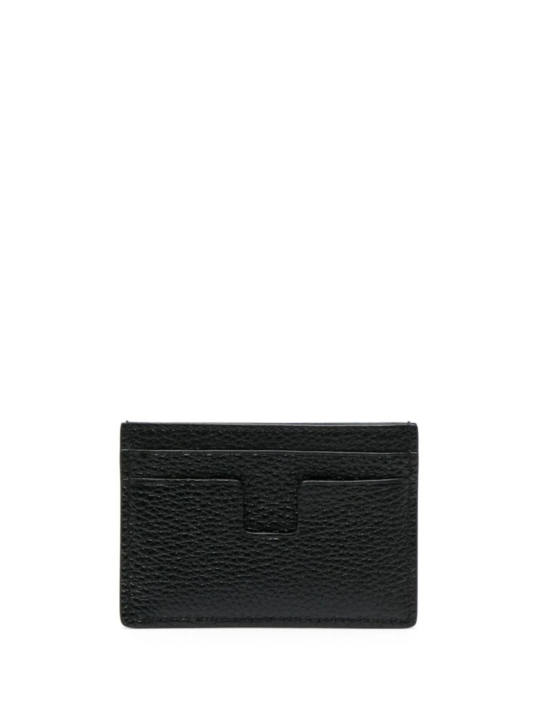 TOM FORD logo - print leather card holder