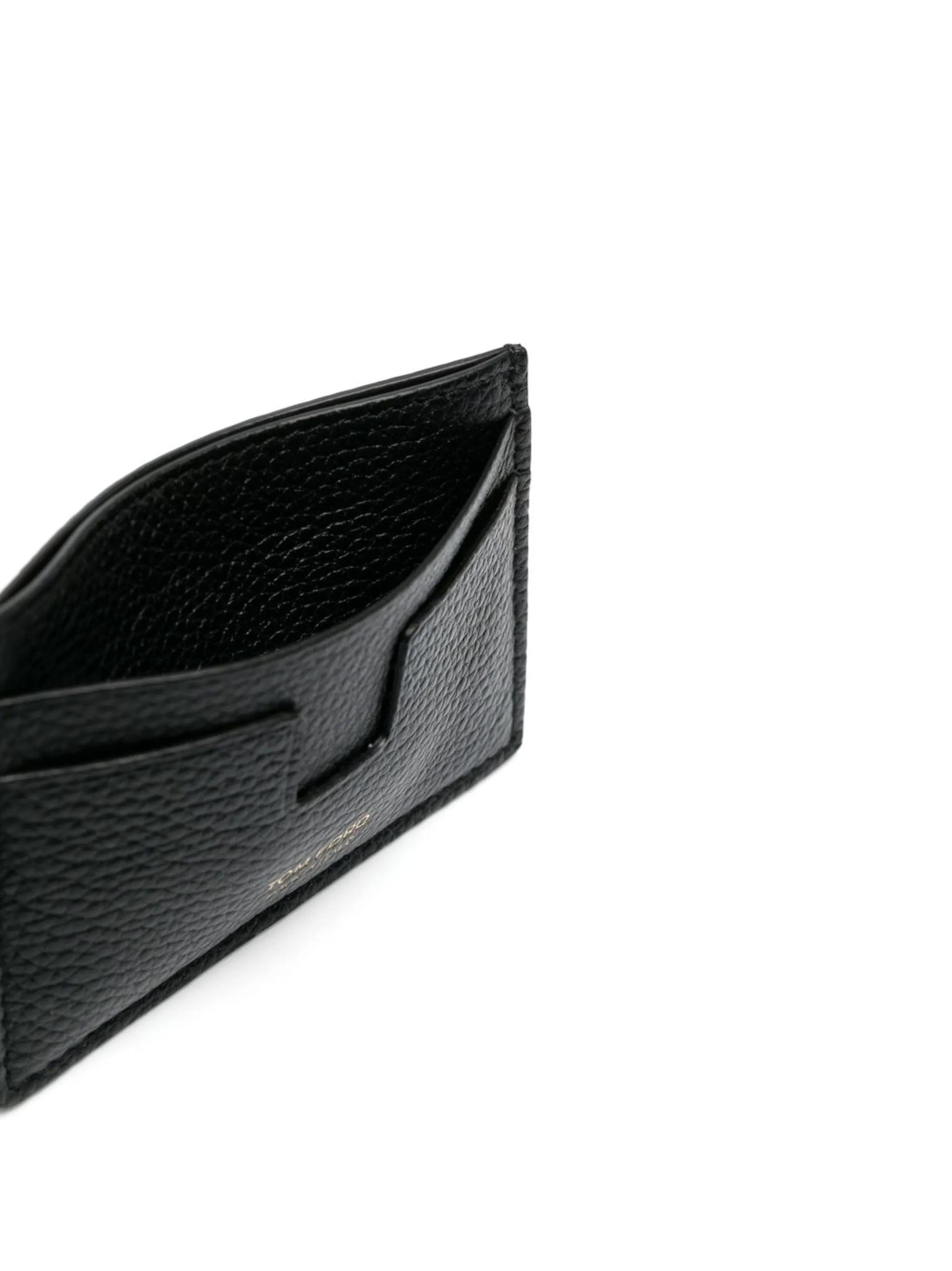TOM FORD logo - print leather card holder