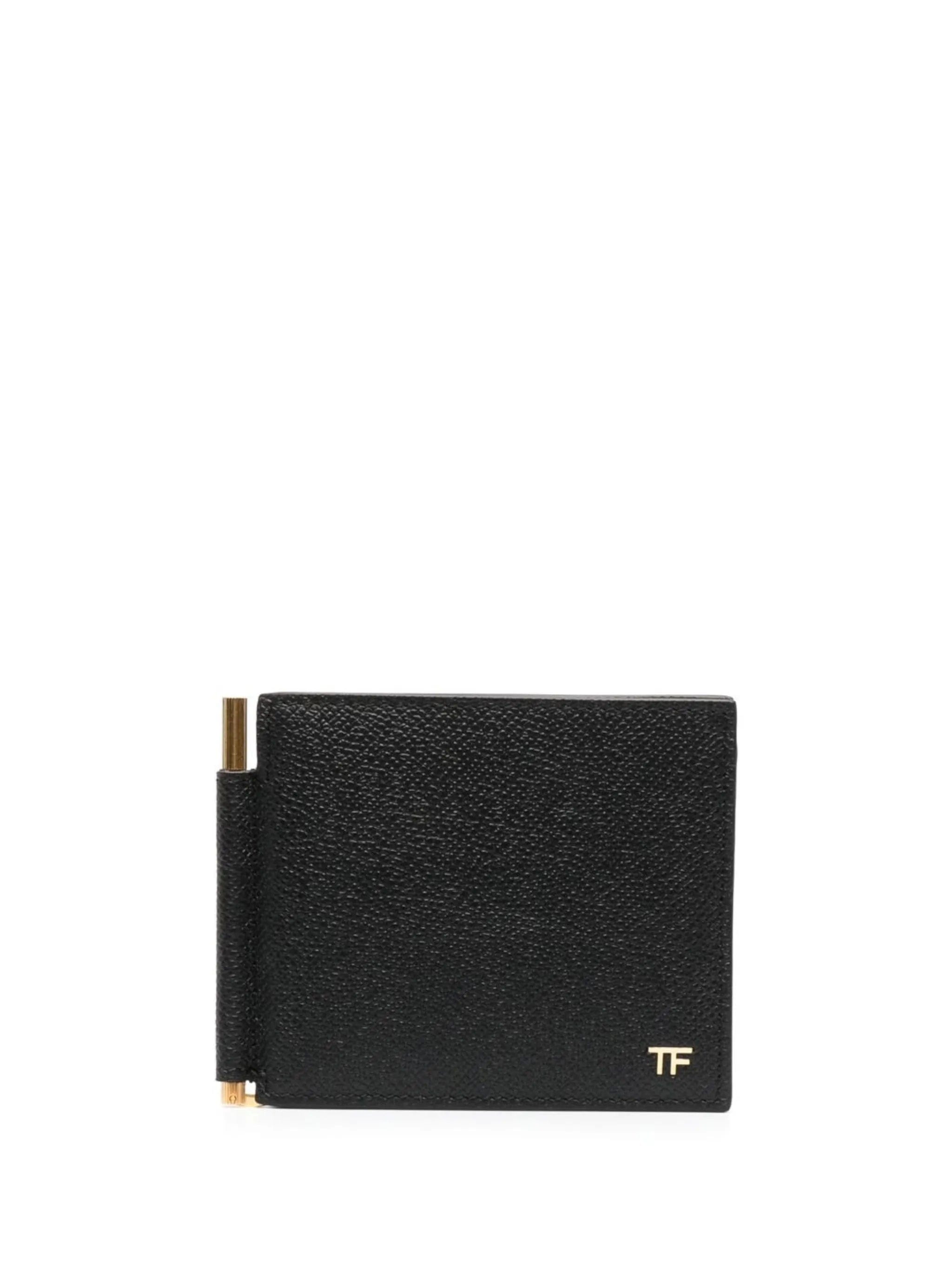 TOM FORD hinged leather bifold wallet