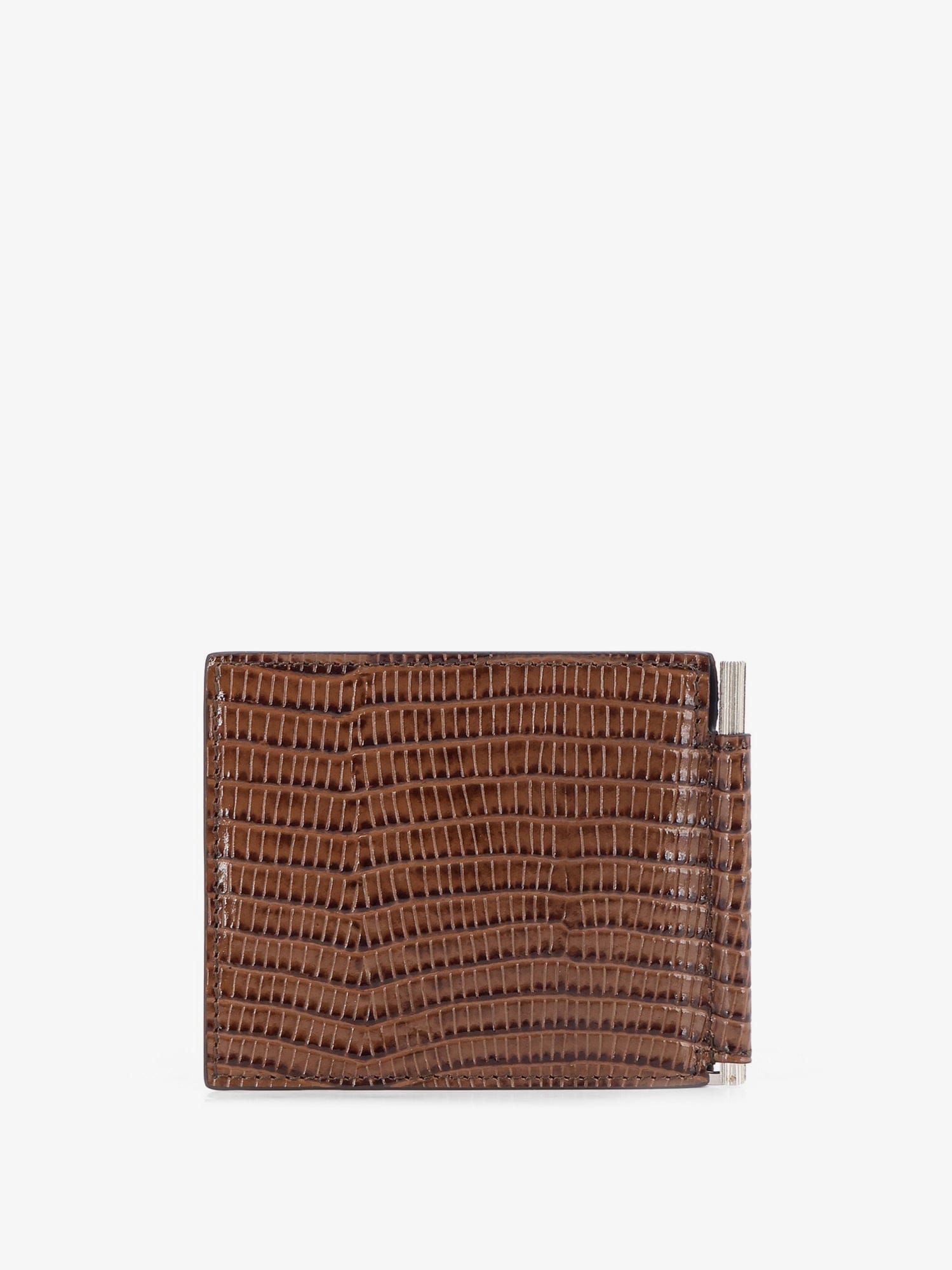 TOM FORD T - Line Money Clip Leather Wallet