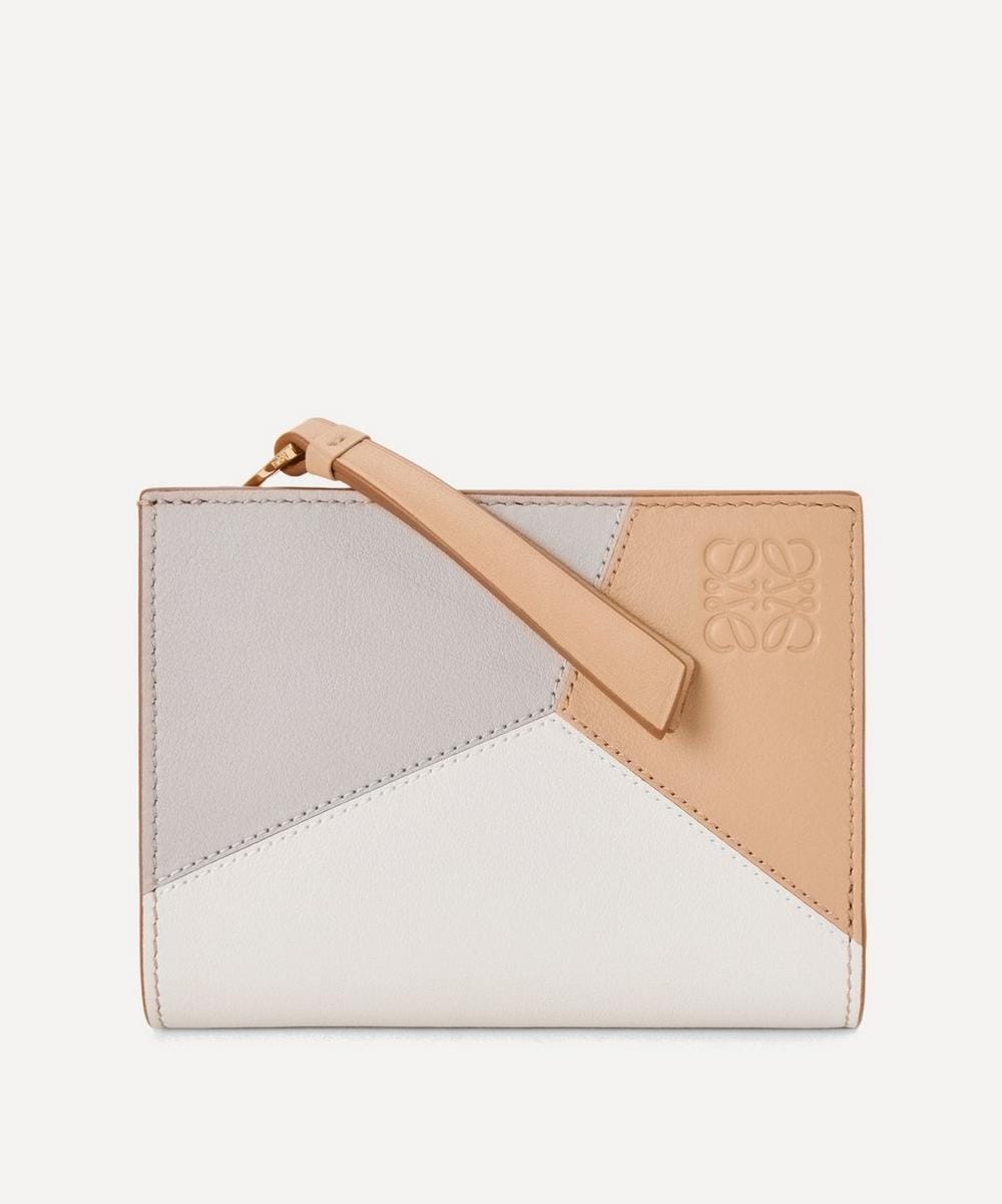 Loewe Puzzle Compact Ghost Leather Wallet