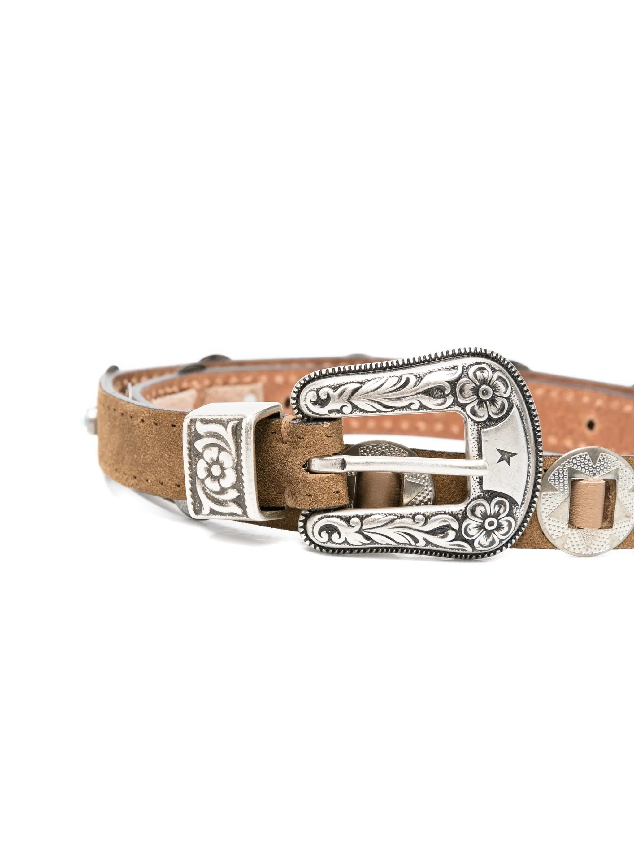 Golden Goose thin Lace leather belt
