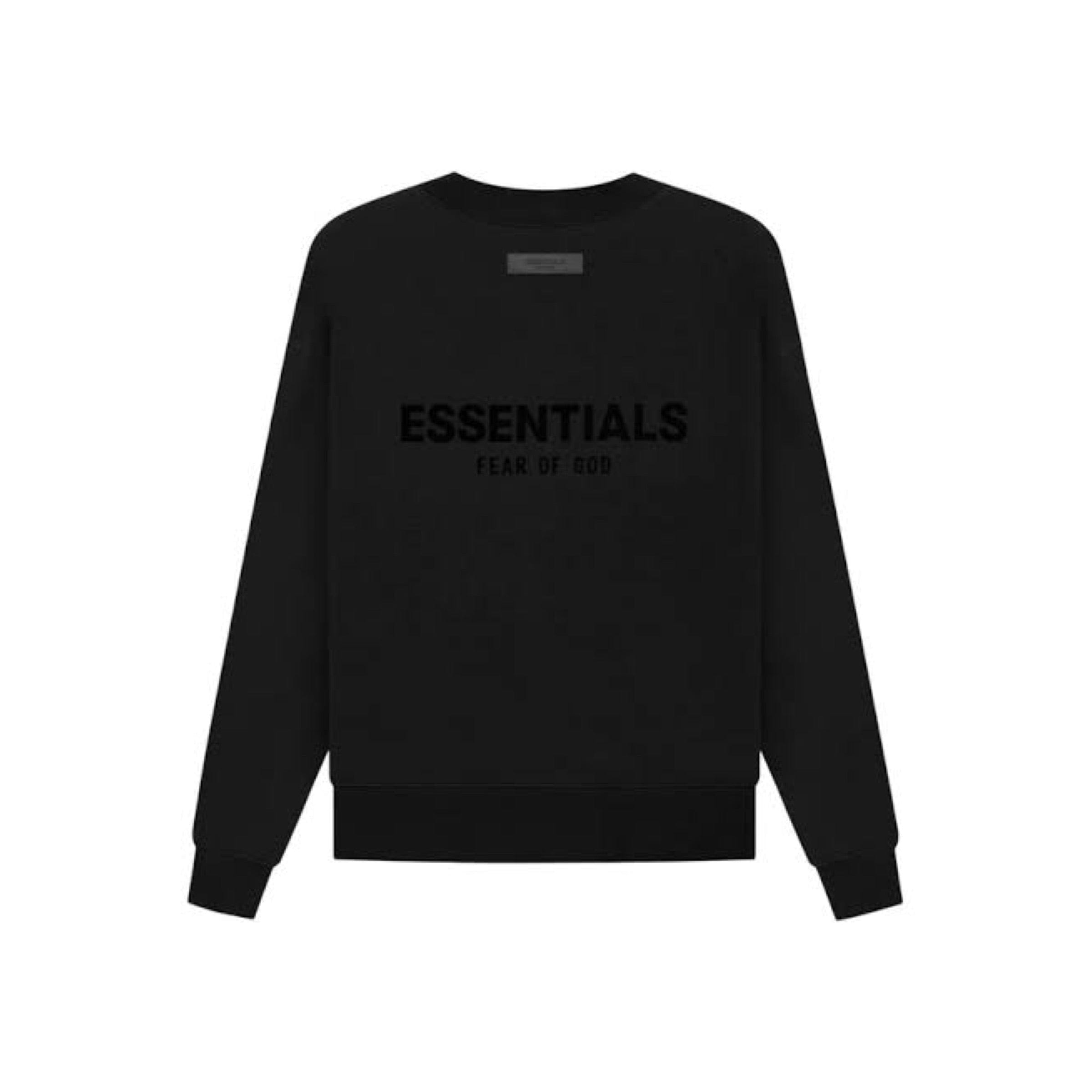 Fear of God ESSENTIALS Crewneck - Black (SS22 Core Collection)