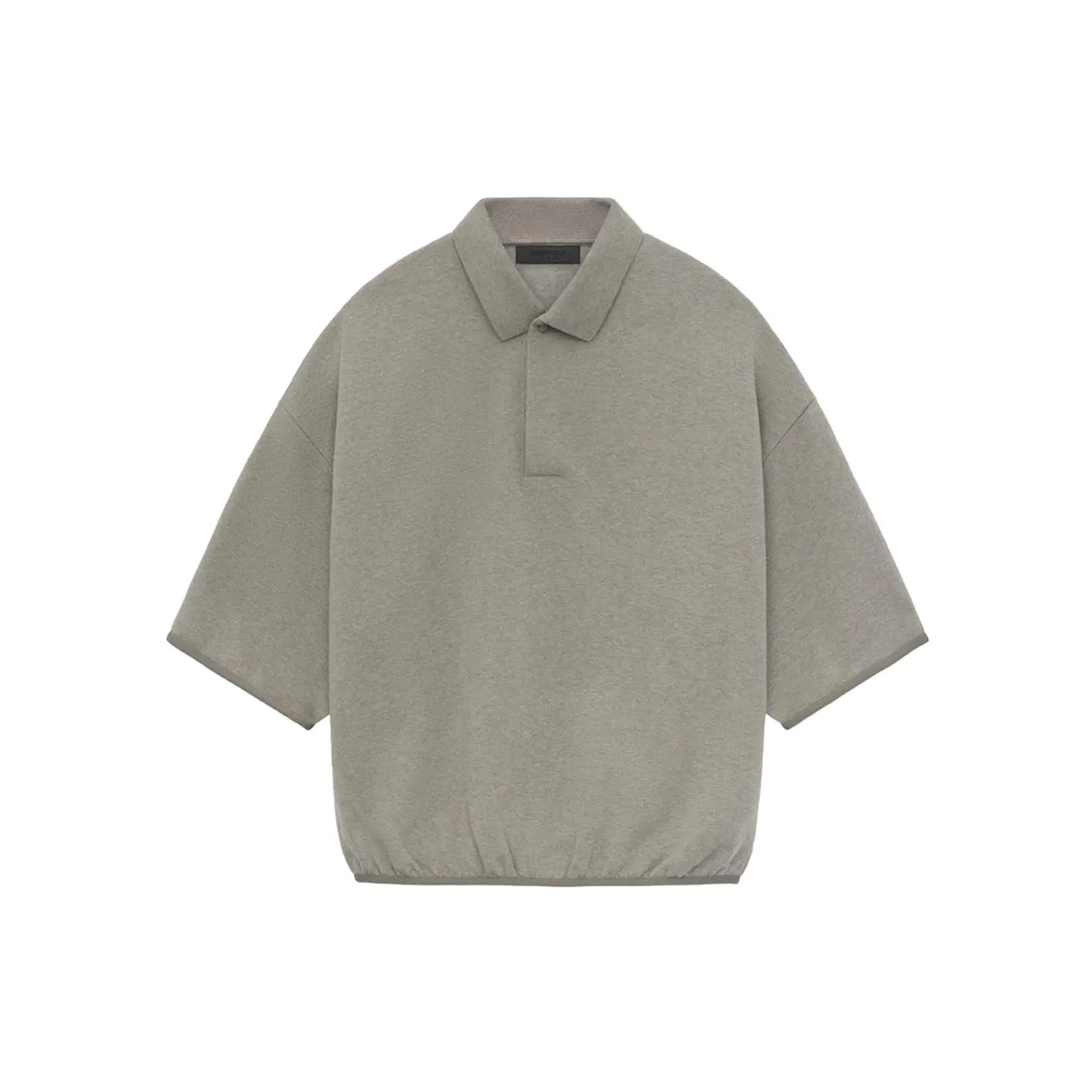 Fear of God Essentials 3/4 Sleeve Polo Heather Grey (2024)