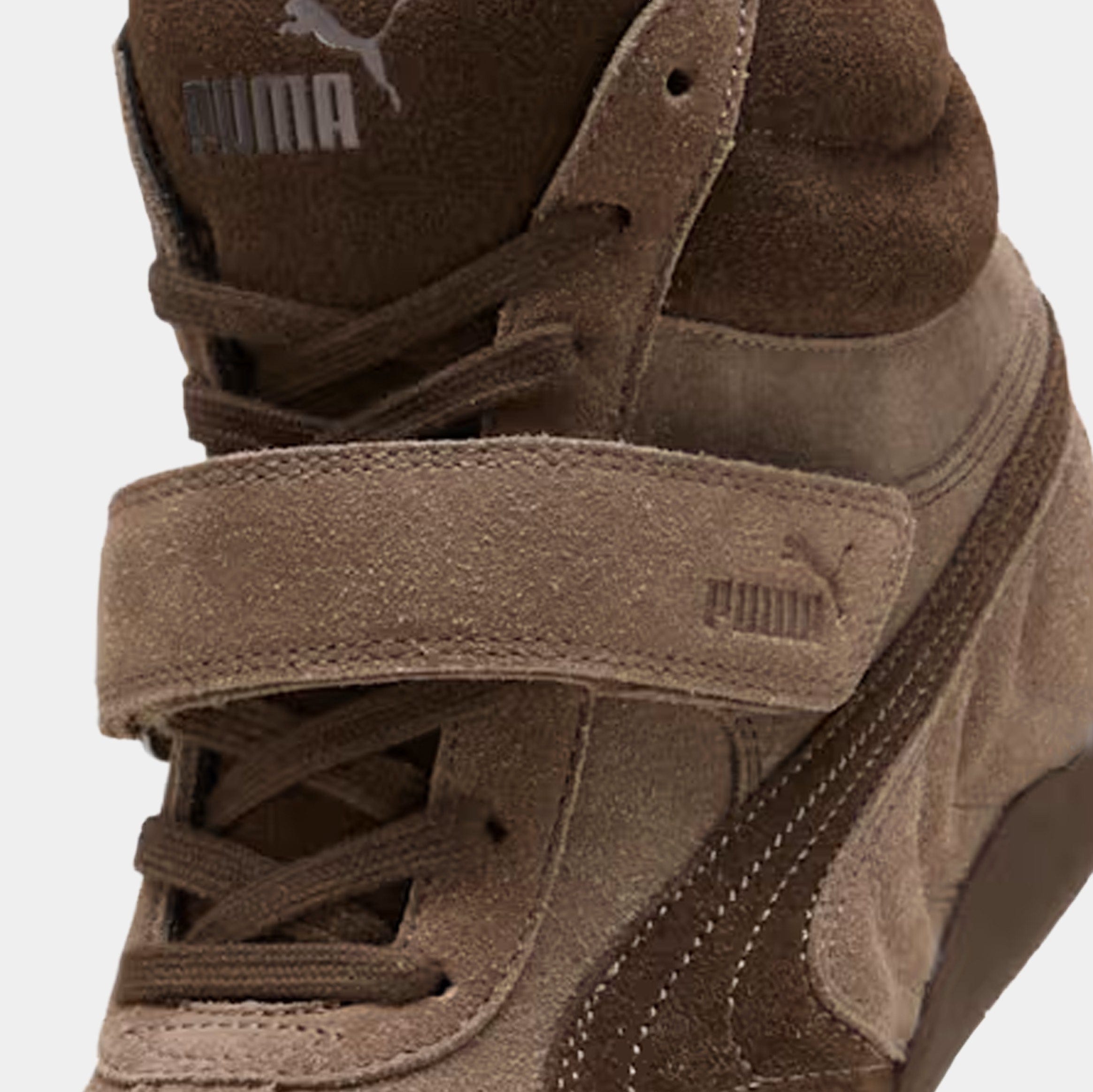 PUMA Speedcat Wedge Womens Lifestyle Shoes (Totally Taupe/Chocolate)