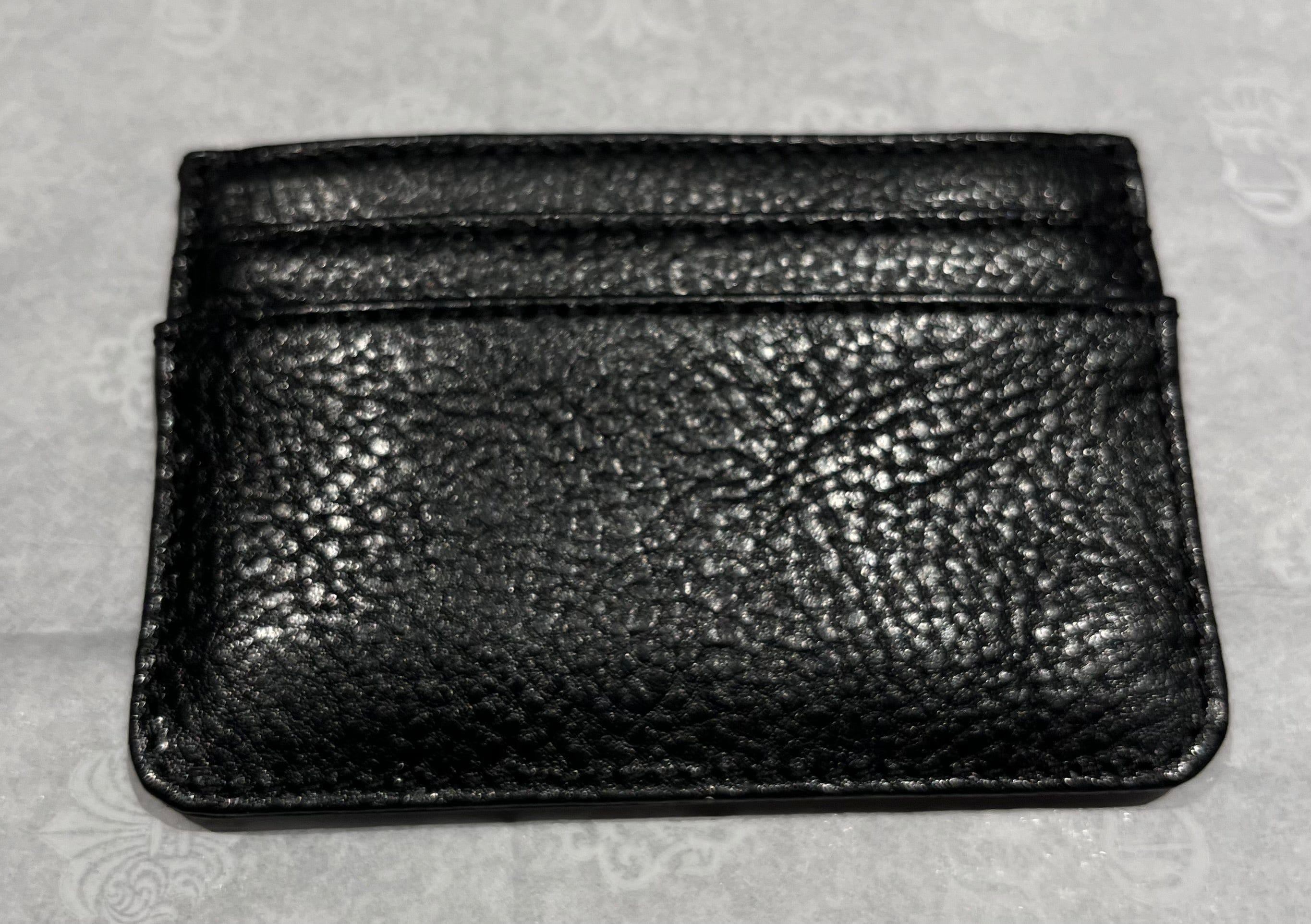 Chrome Hearts Card Holder Chrome Hearts Logo Black