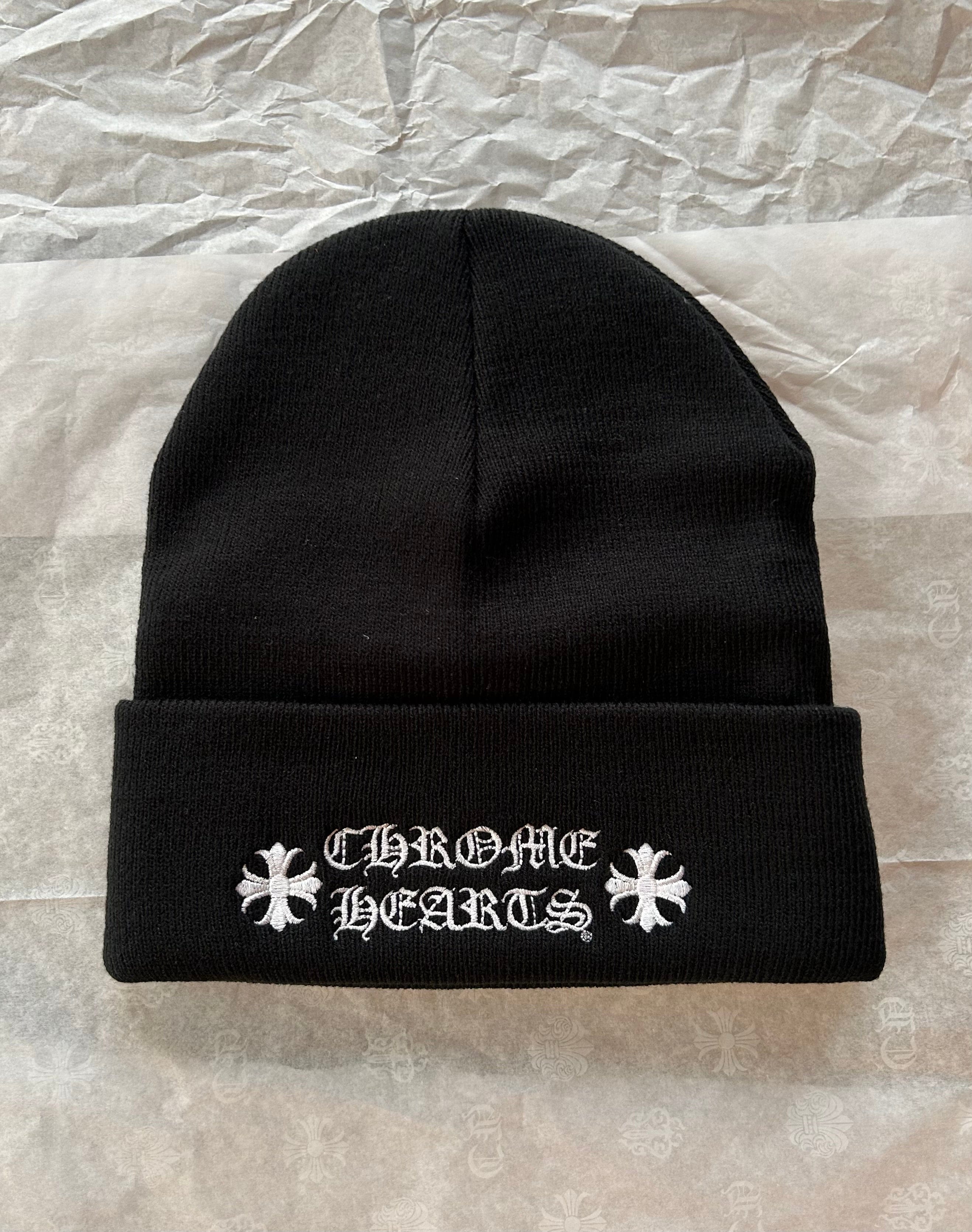 Chrome Hearts Beanie Chrome Hearts Logo Black
