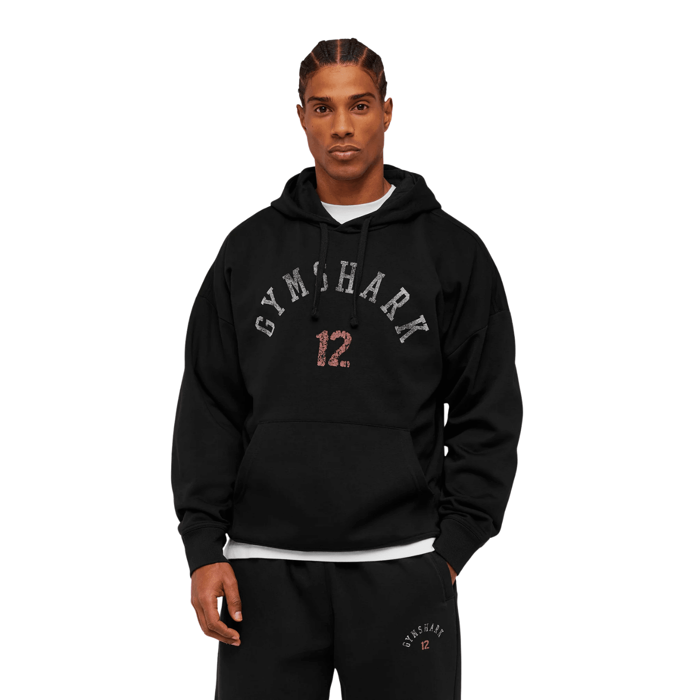 Gymshark 12 Graphic Hoodie - GS Black