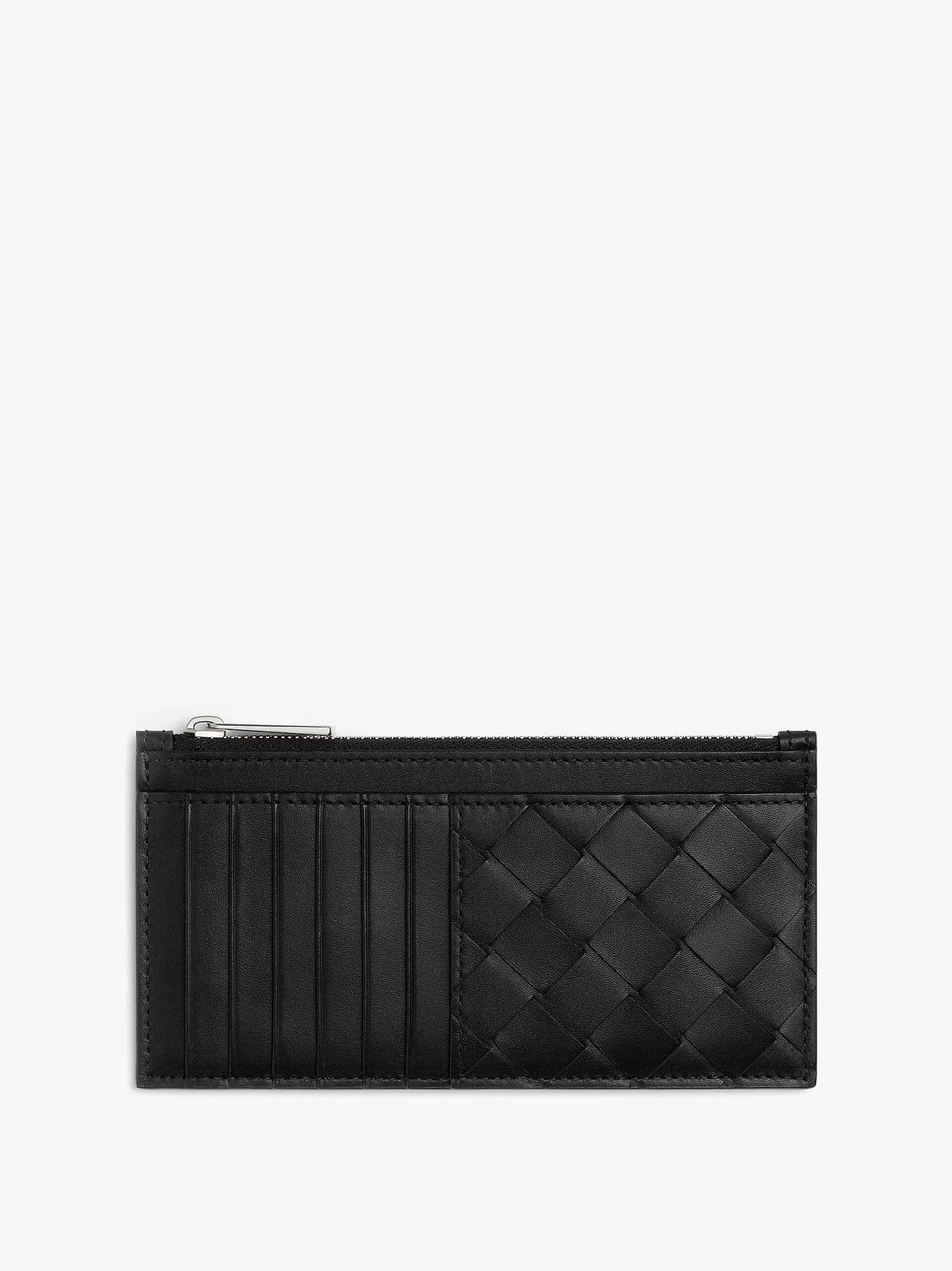 Bottega Veneta Leather wallet with intrecciato motif