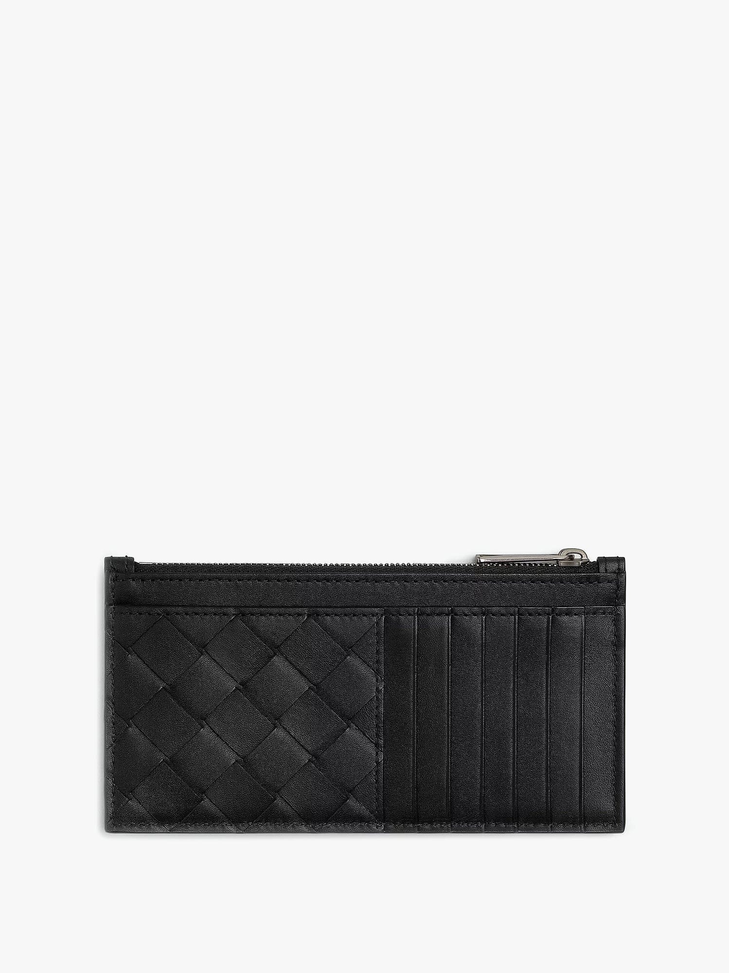 Bottega Veneta Leather wallet with intrecciato motif