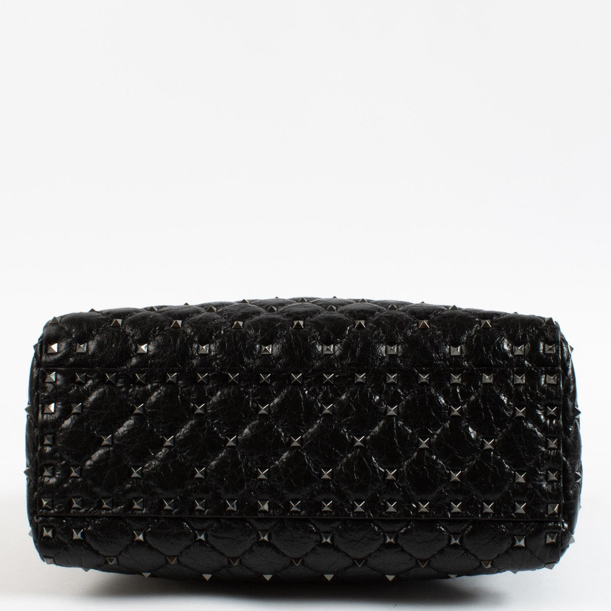 Valentino Garavani Black Rockstud Small Tote Bag