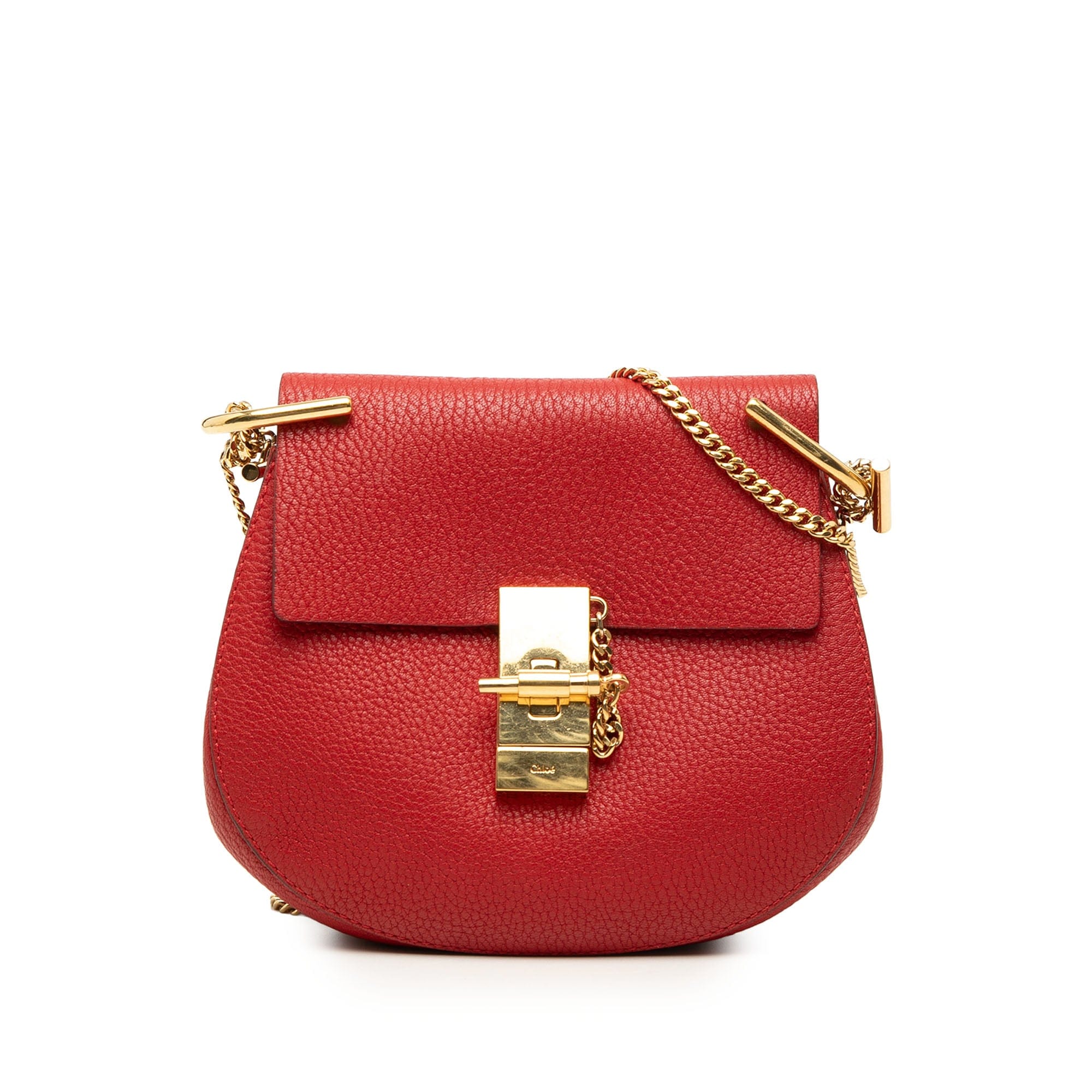 Chloé Mini Leather Drew Crossbody