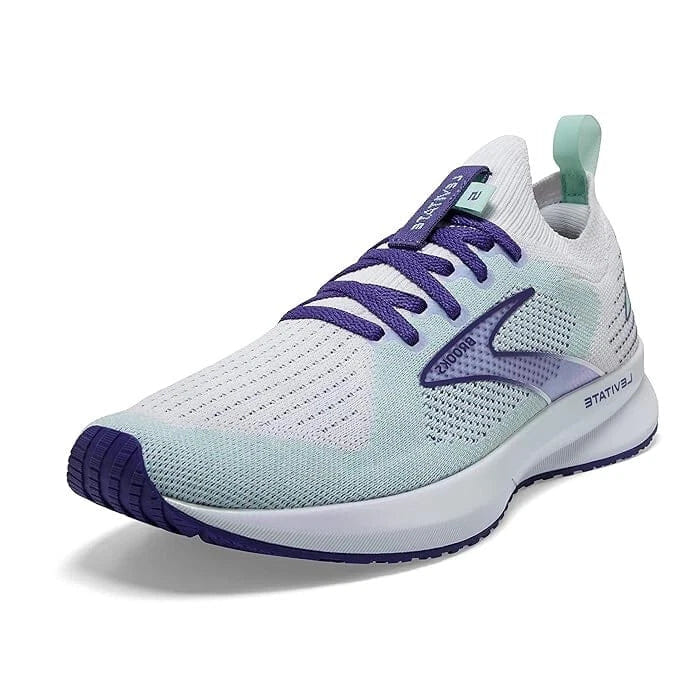 Brooks Levitate Stealthfit1203591B127 Womens White Running Shoes HAM698