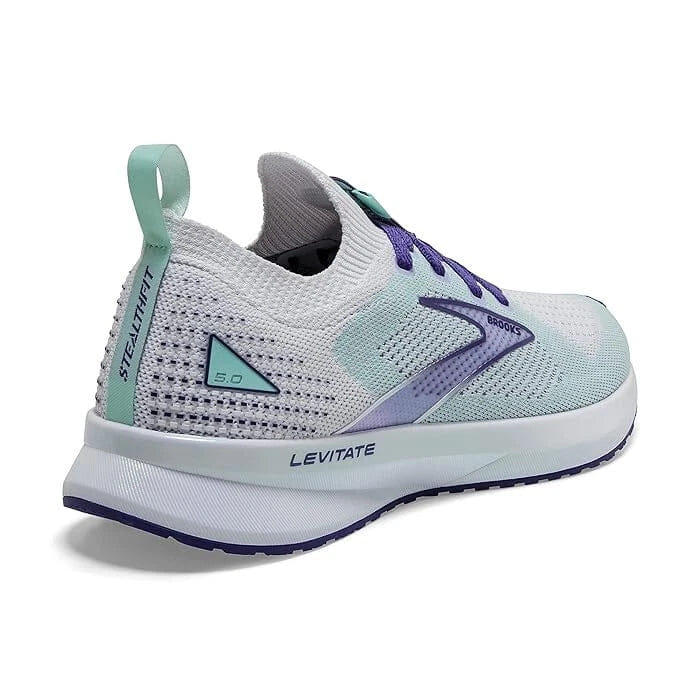 Brooks Levitate Stealthfit1203591B127 Womens White Running Shoes HAM698