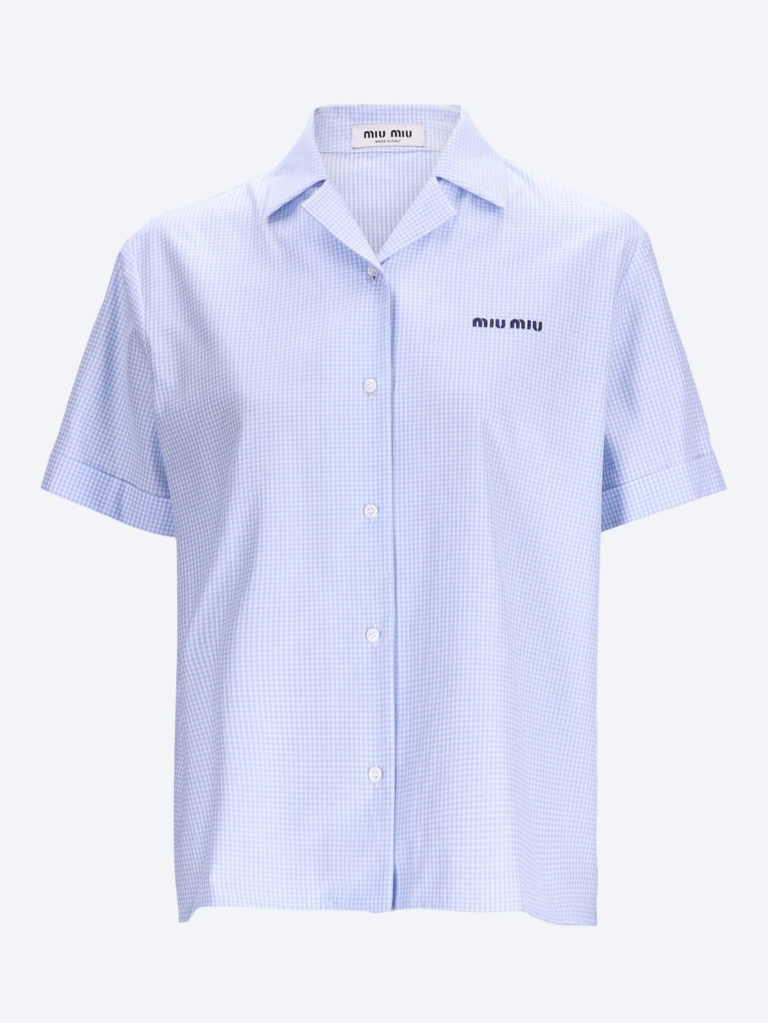 MIU MIU Gingham check shirt