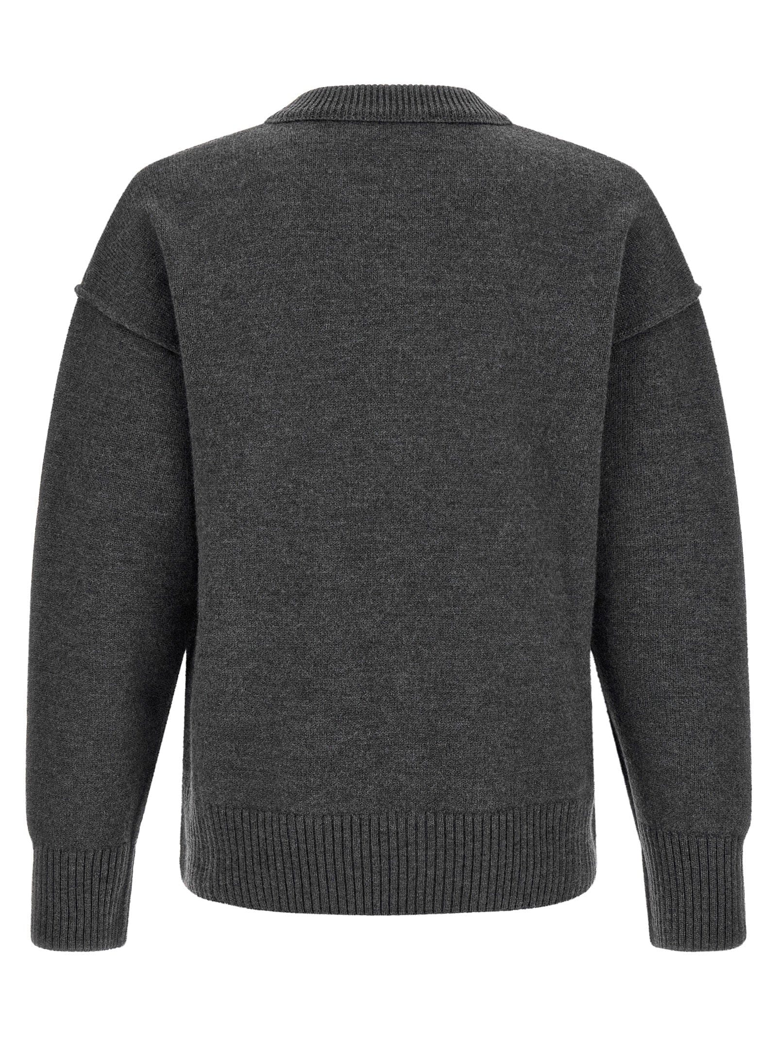 AMI Paris Sweater — Charcoal
