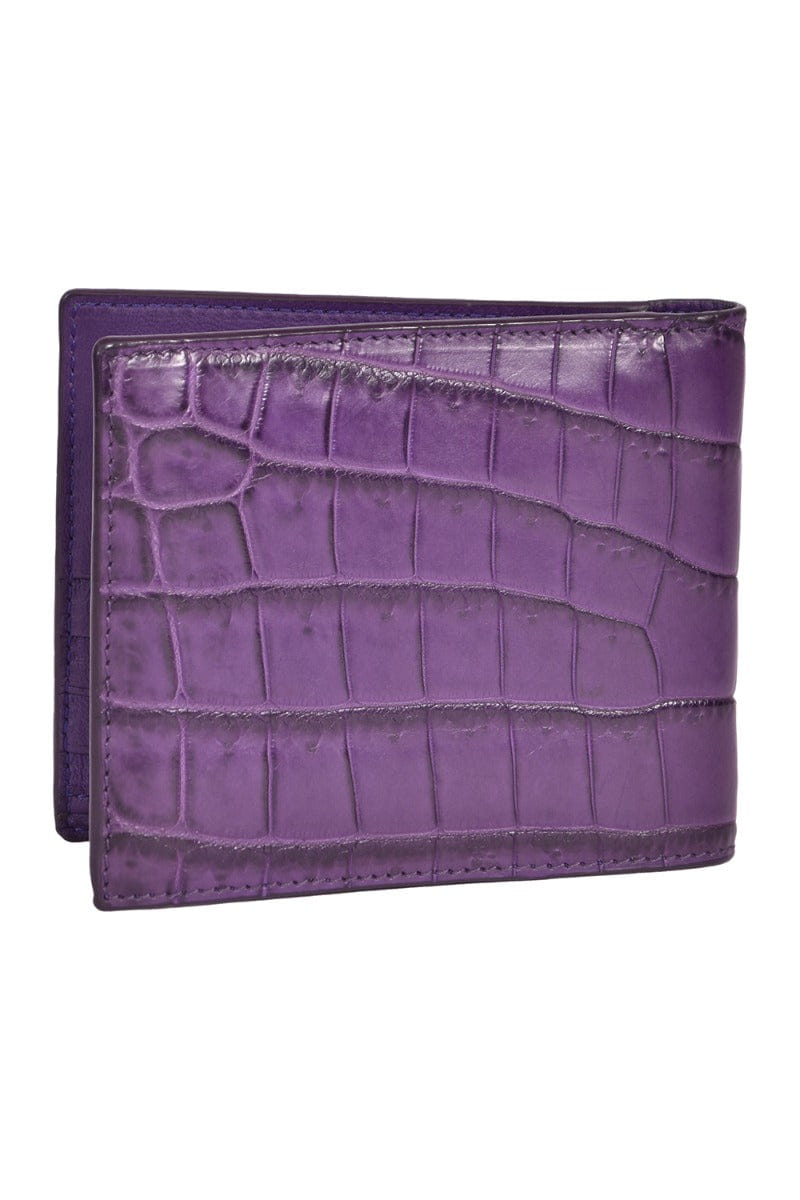 Bottega Veneta Crocodile Leather Bi Fold Wallet Rt129 - 103