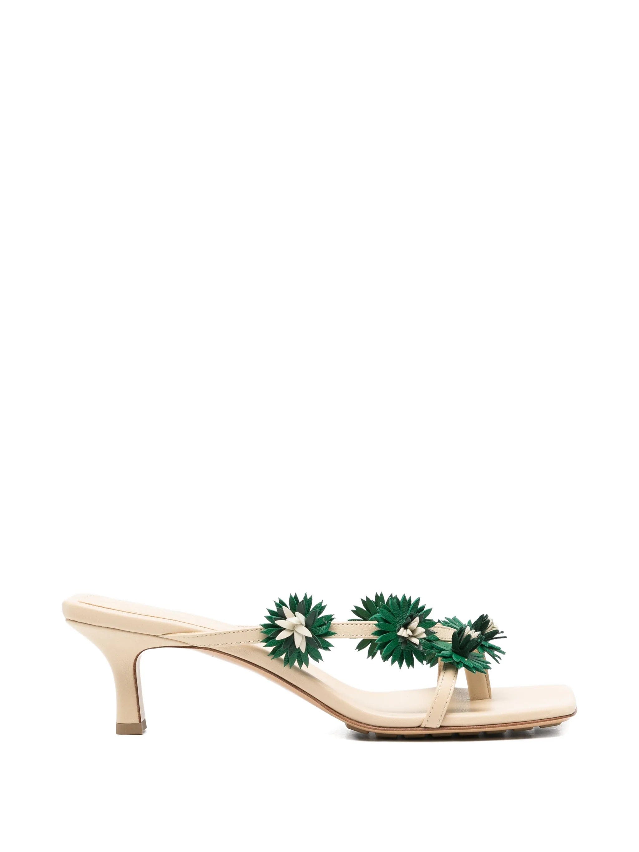 Bottega Veneta Riva floral sandals