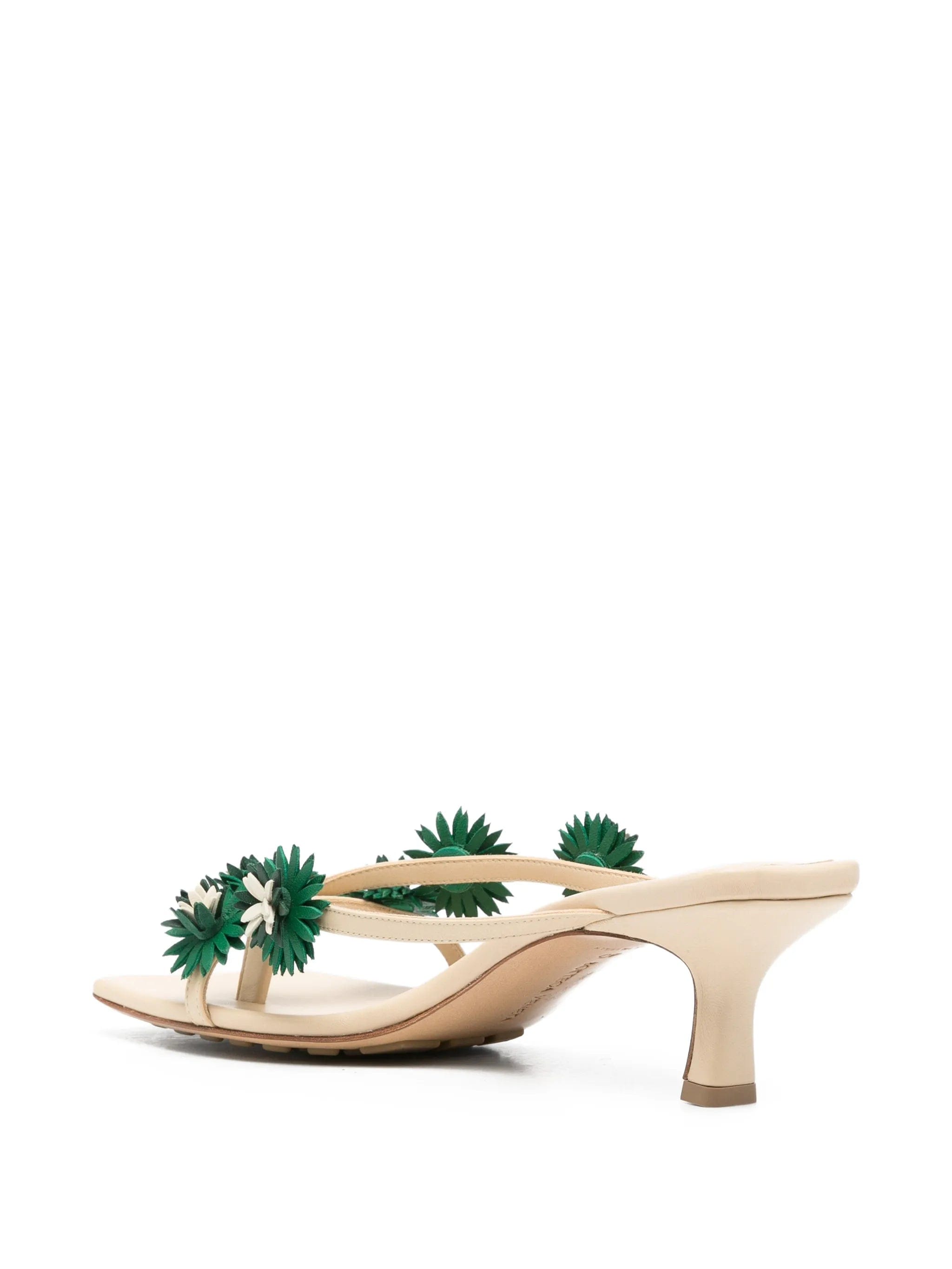 Bottega Veneta Riva floral sandals