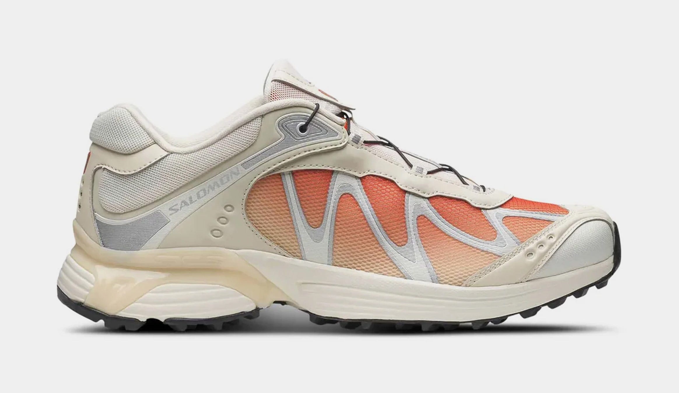Salomon XT Whisper Mens Running Shoes (Shortbread/Red Orange/Silver)