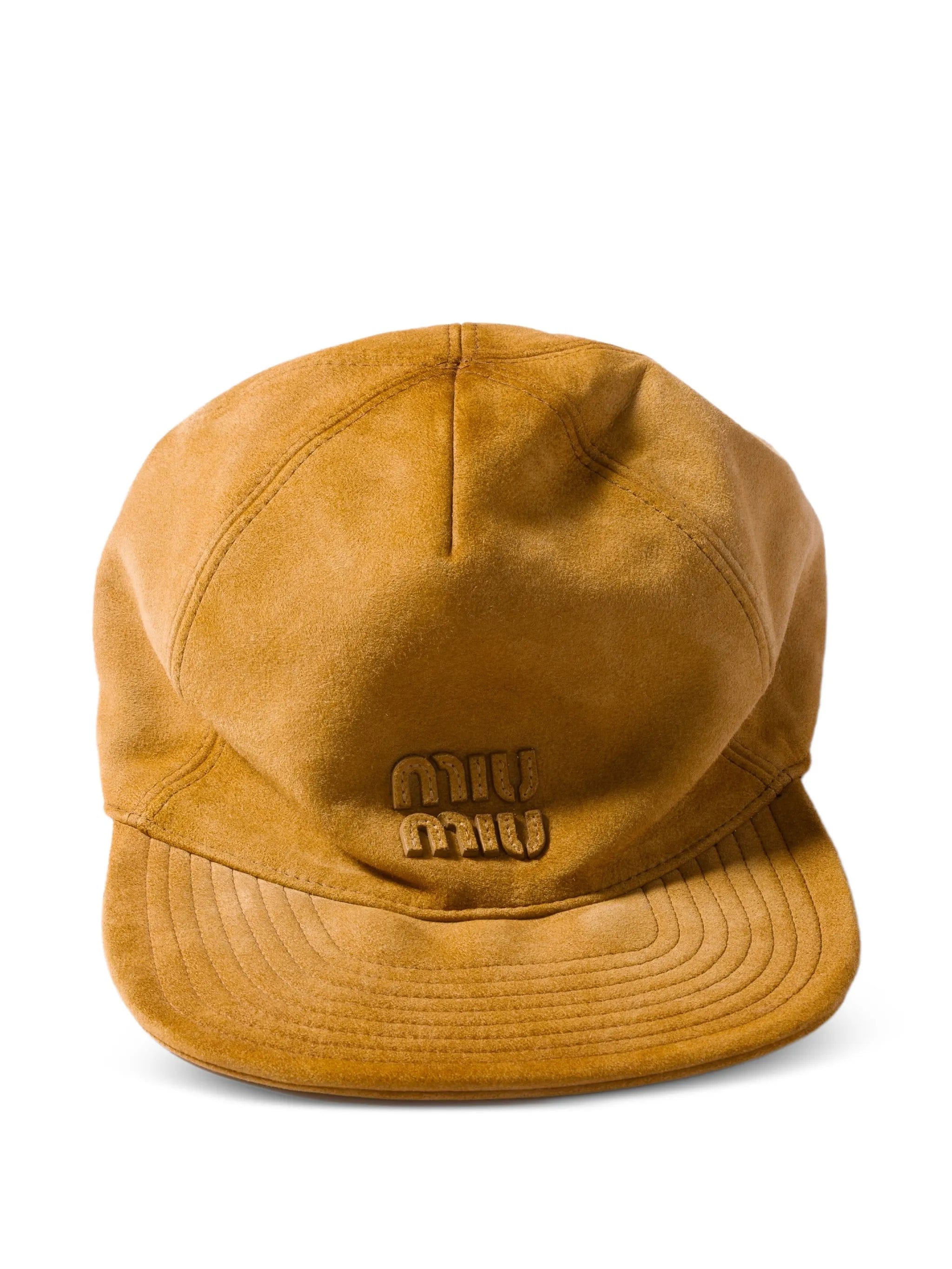 Miu Miu suede baseball cap