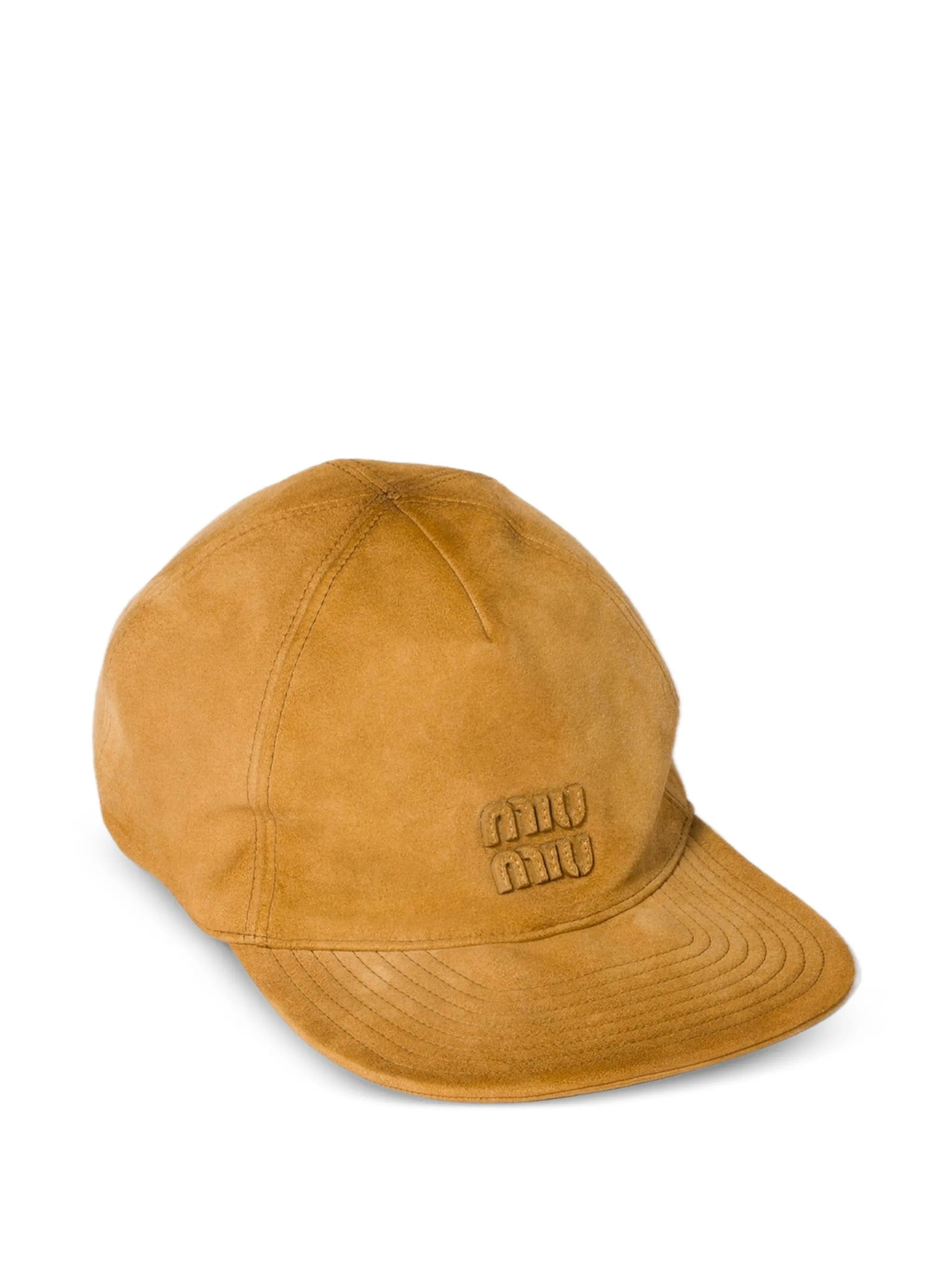 Miu Miu suede baseball cap