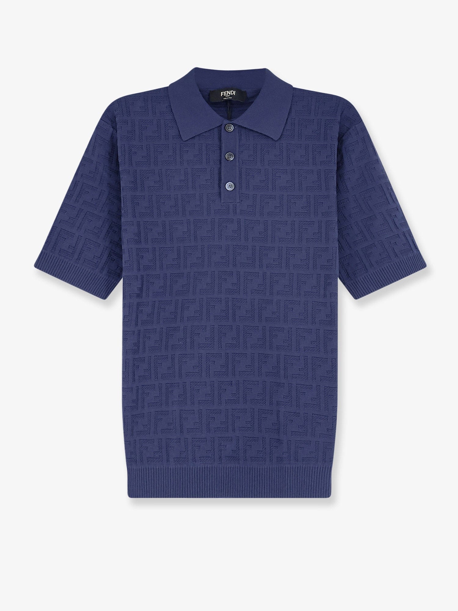 Fendi FF cotton polo shirt