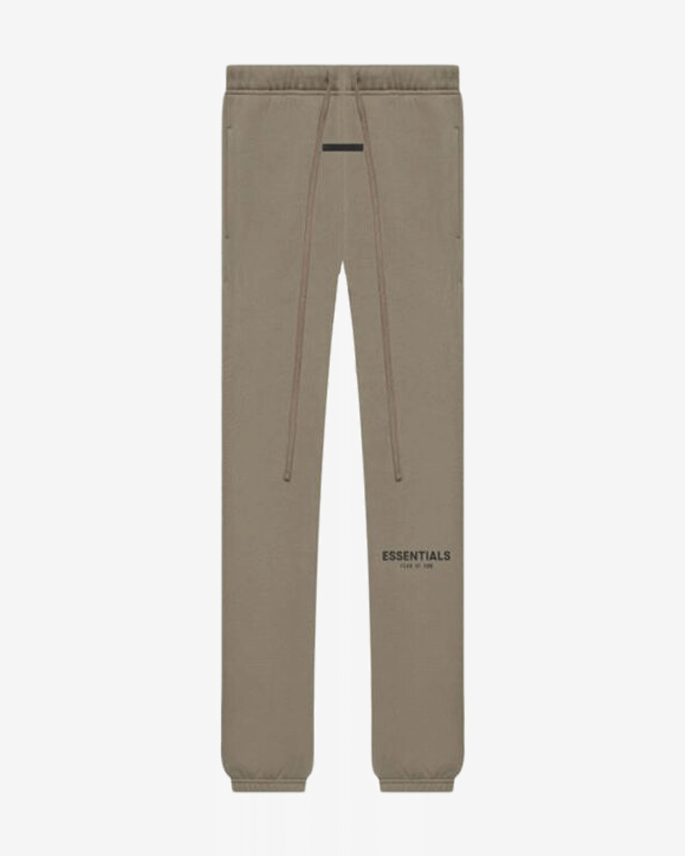 FEAR OF GOD FOG ESSENTIALS SS21 REFLECTIVE SWEAT PANTS TAUPE