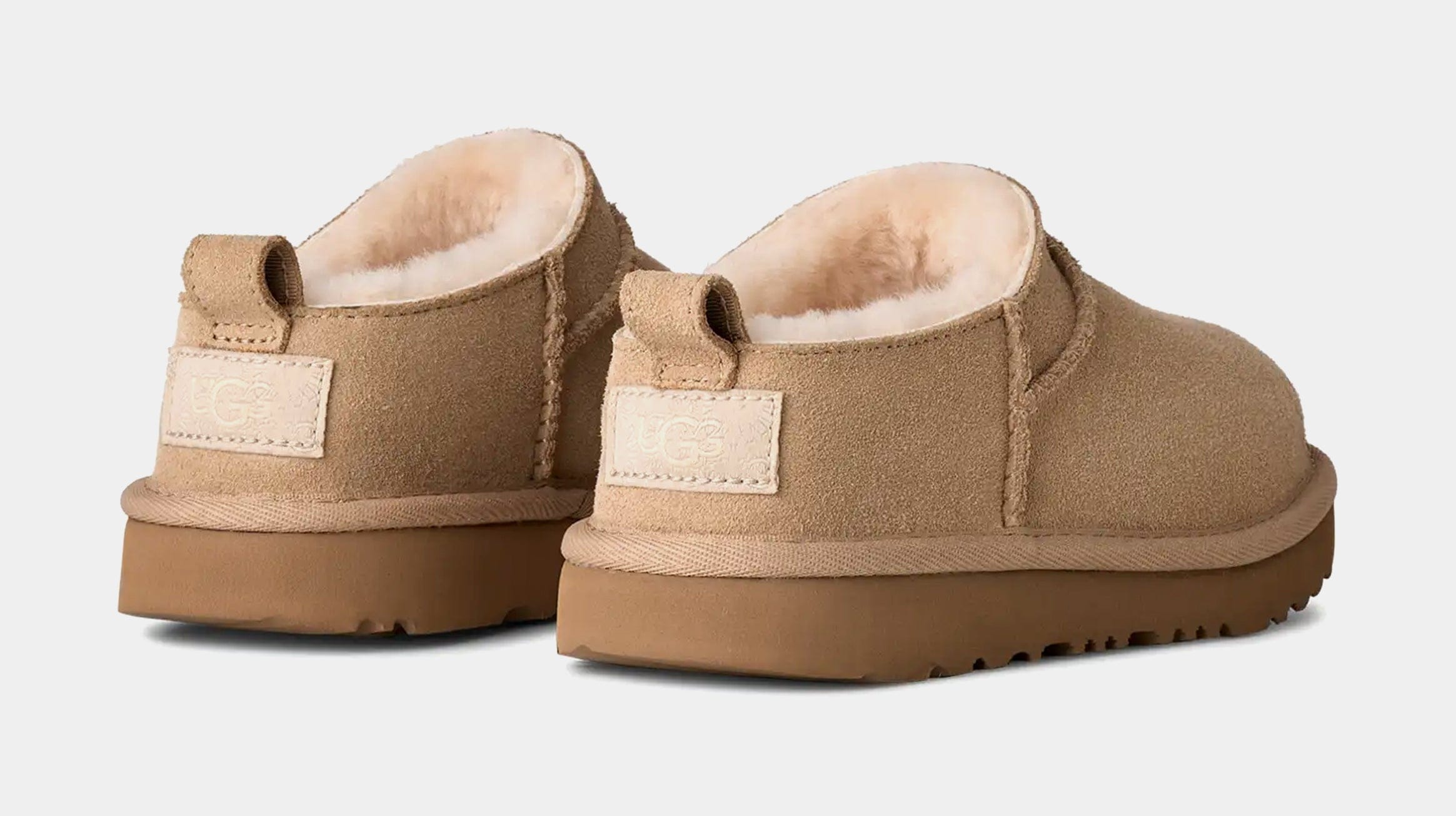 UGG Classic Micro Grade School Lifestyle Boots (Sand)