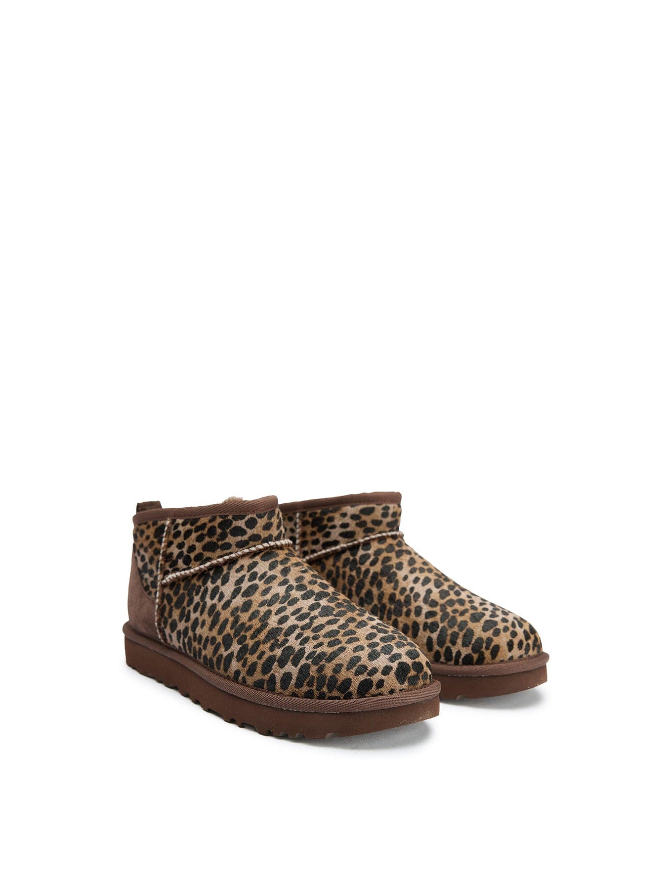 UGG Classic Ultra Mini Caspian Suede Ankle Boots Brown