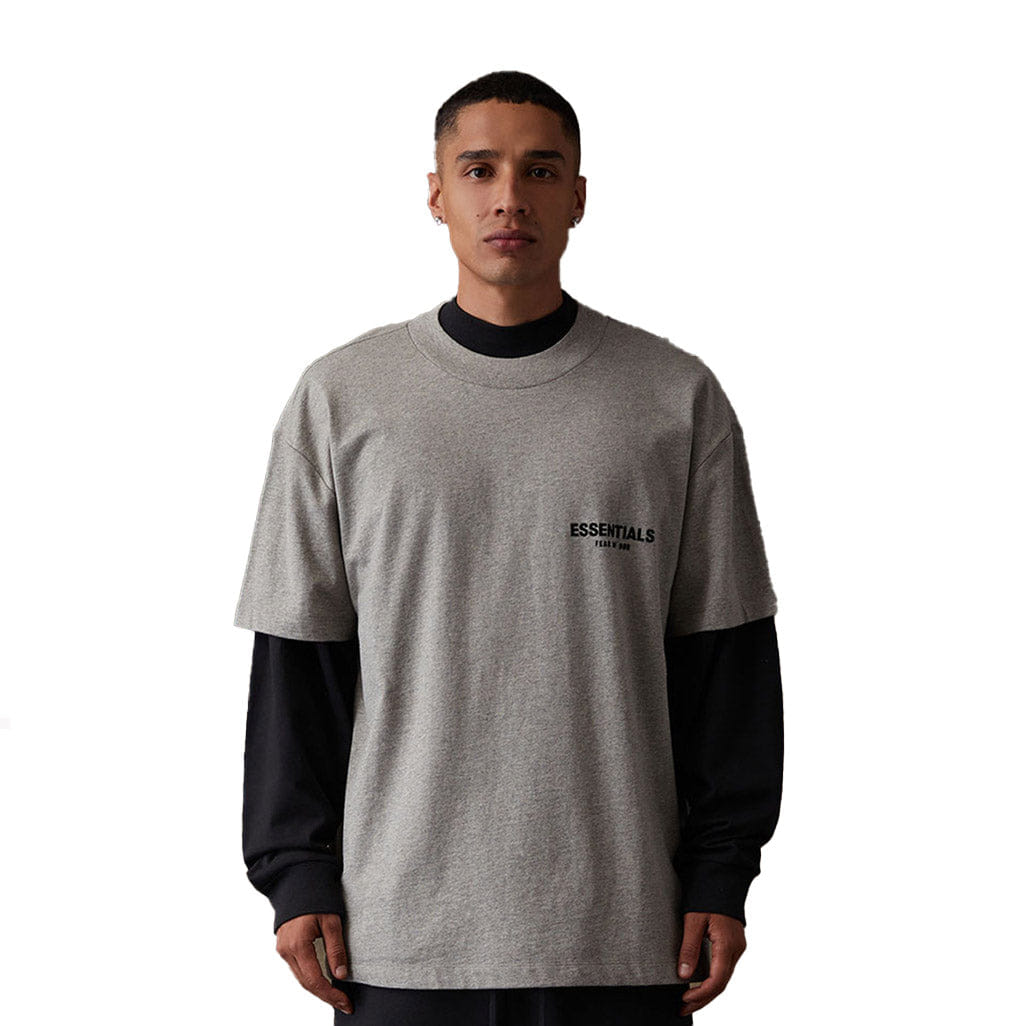Fear of God Essentials T - shirt Dark Oatmeal (SS22)