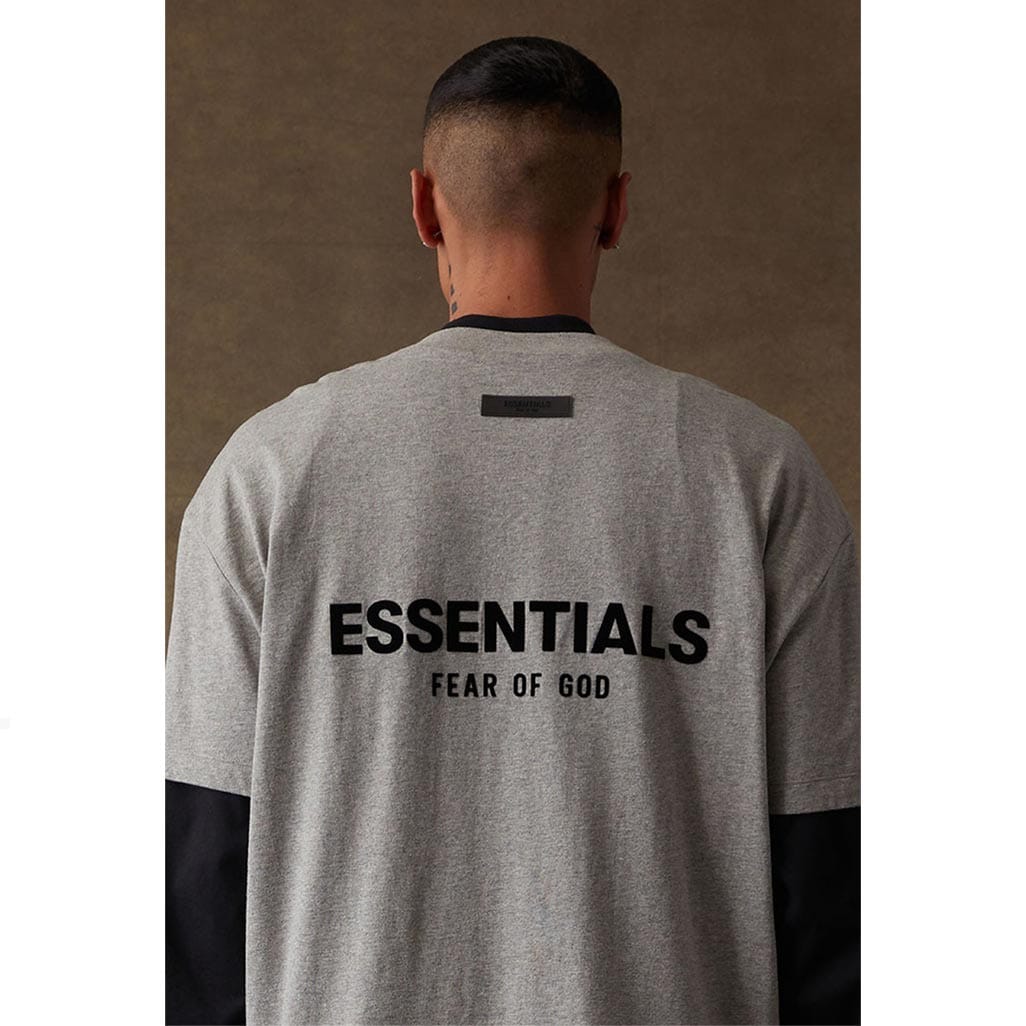 Fear of God Essentials T - shirt Dark Oatmeal (SS22)