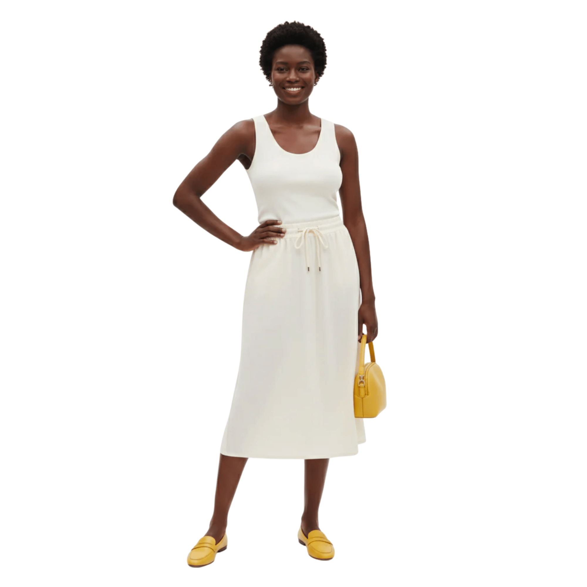 LORO PIANA GONNA LINA MATT SILK SKIRT( التنورة)